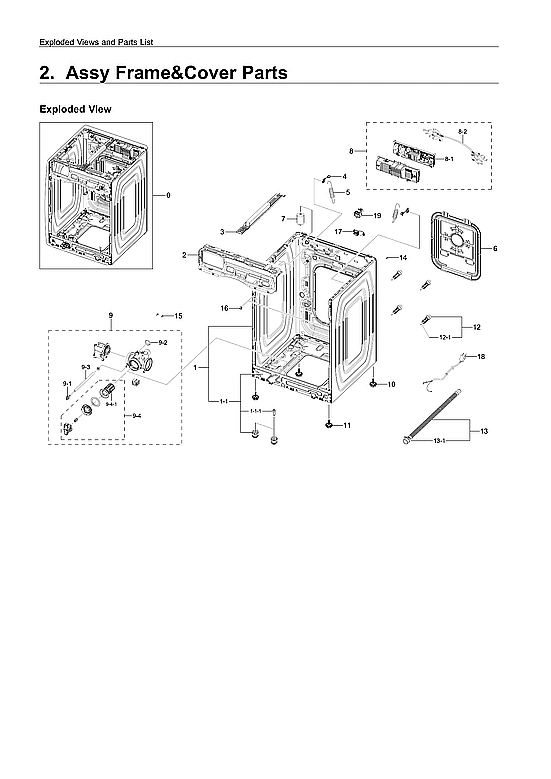 FRAME & COVER ASSY