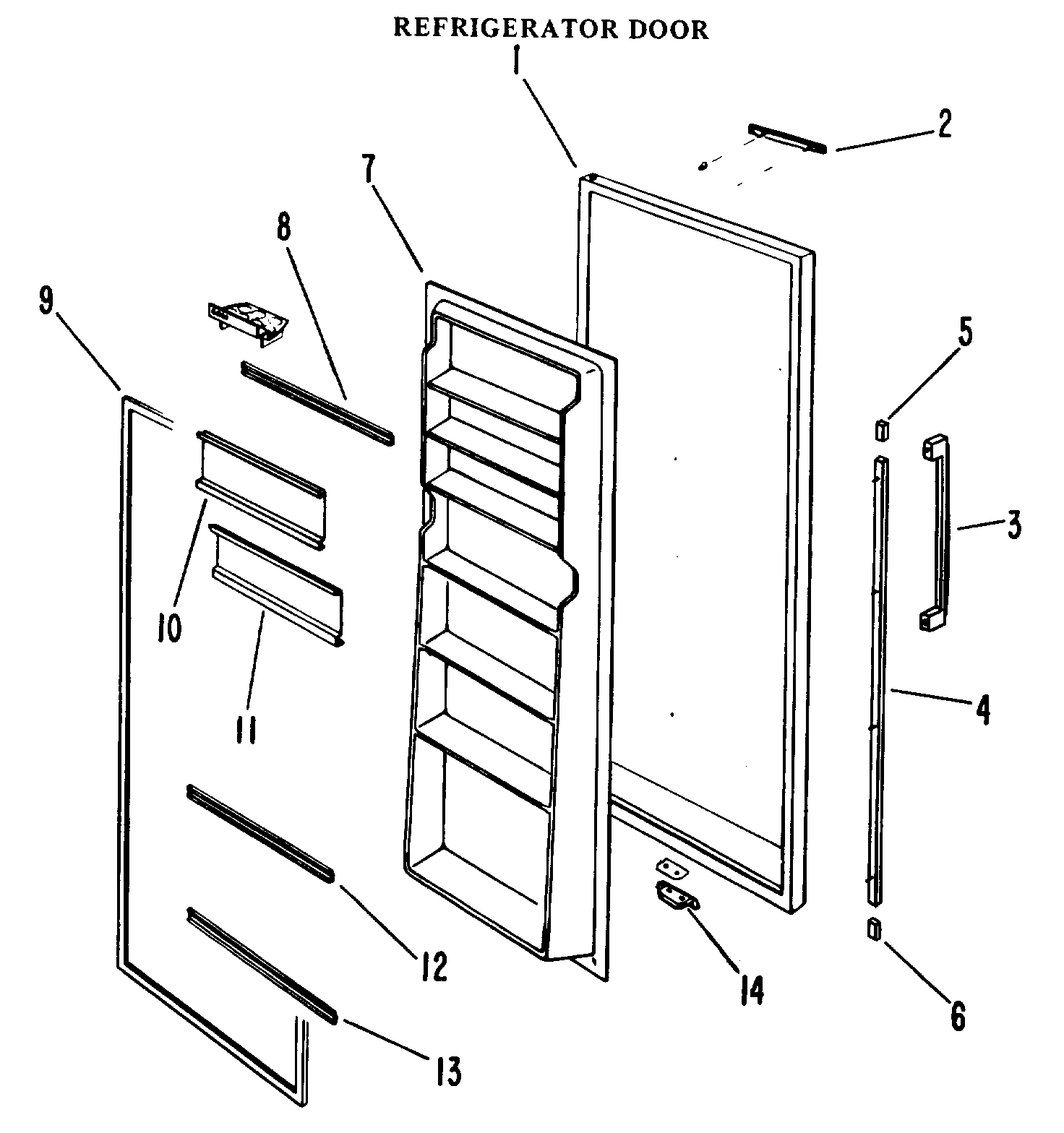 REFRIGERATOR DOOR