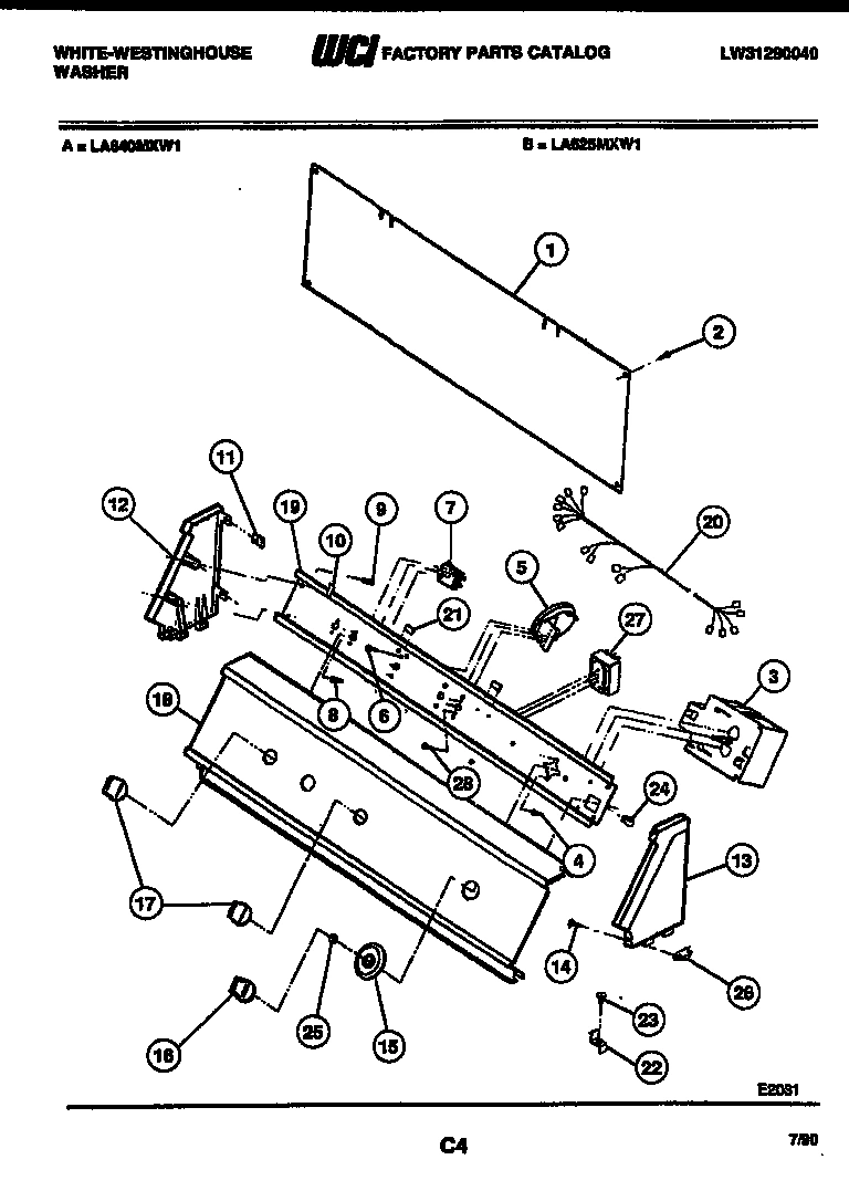 05 - CONSOLE AND CONTROL PARTS