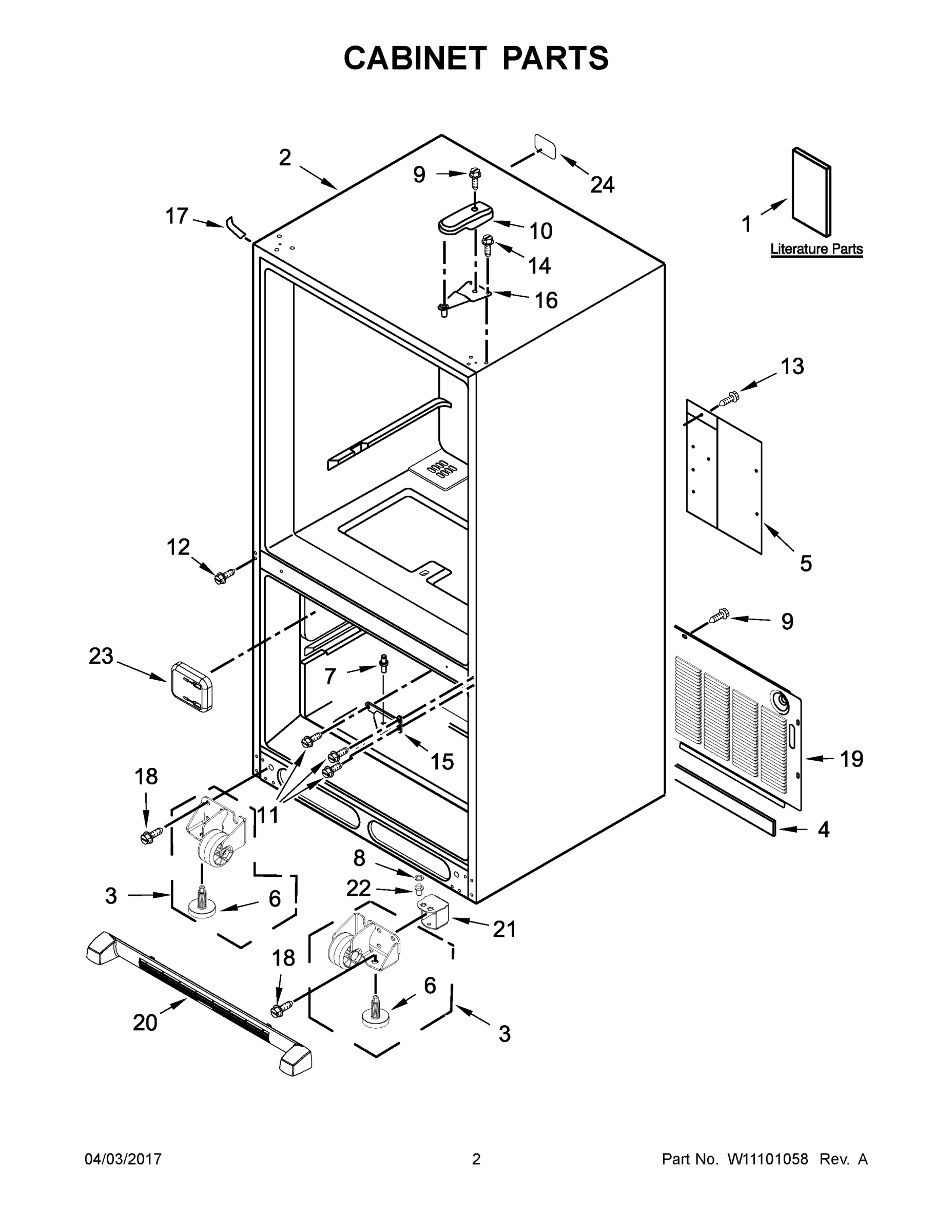 02 - CABINET PARTS