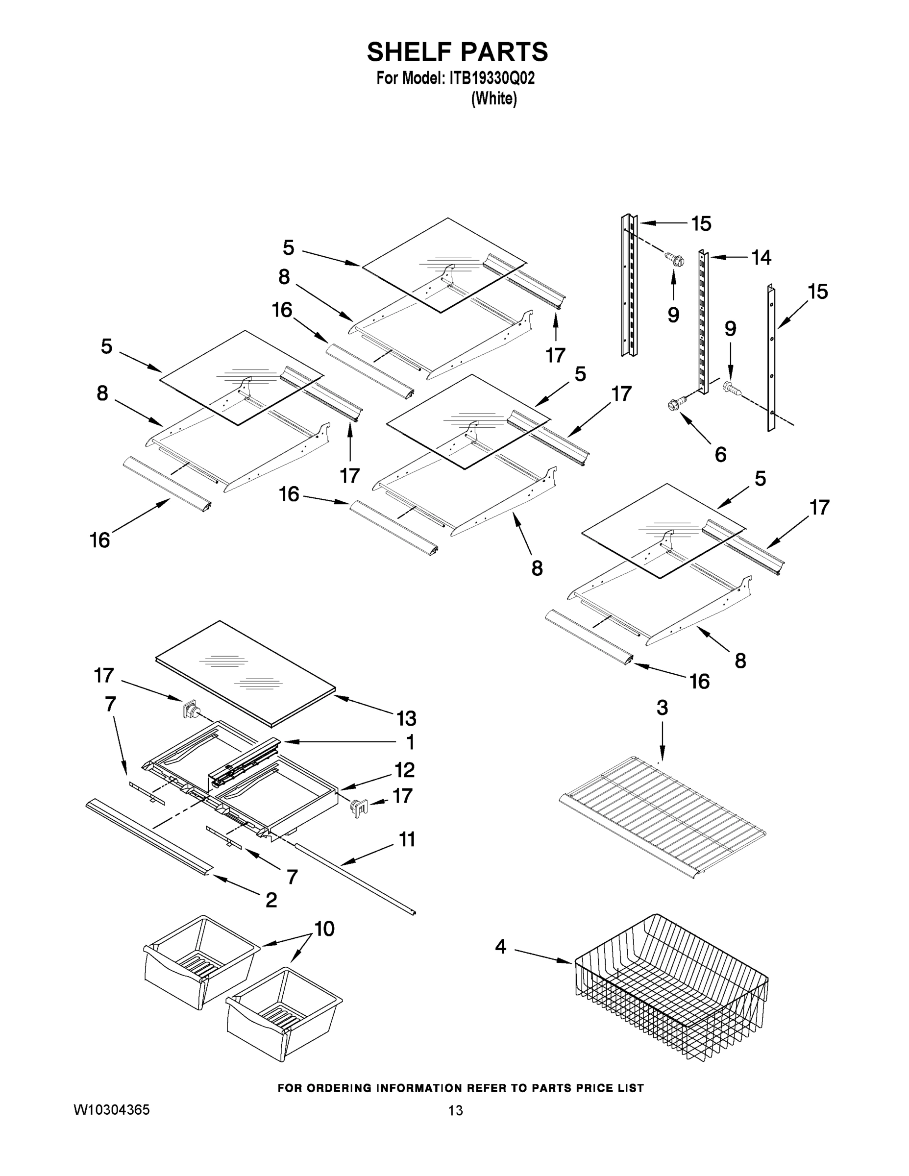 07 - SHELF PARTS