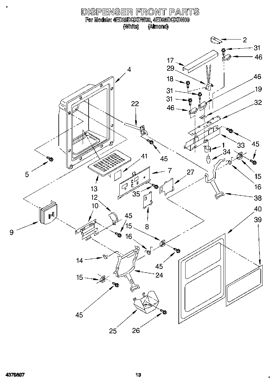 08 - DISPENSER FRONT
