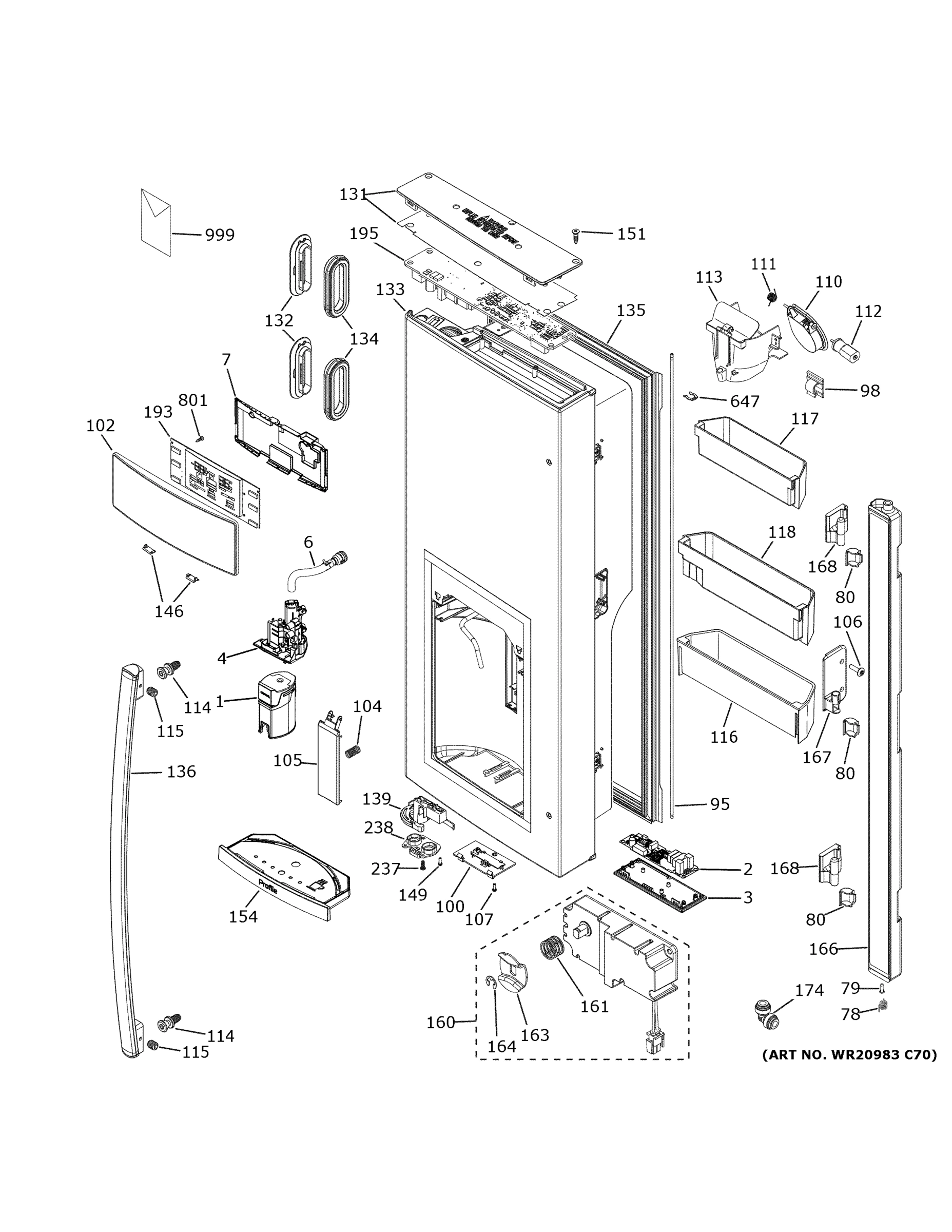 DISPENSER DOOR