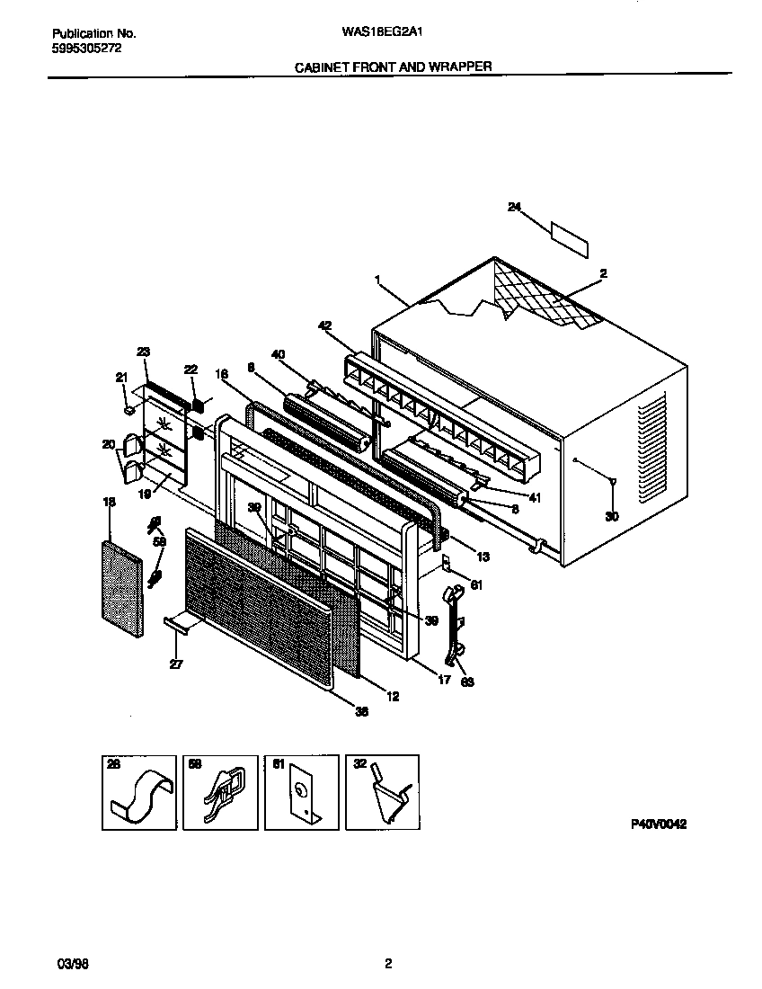 02 - CABINET FRONT AND WRAPPER