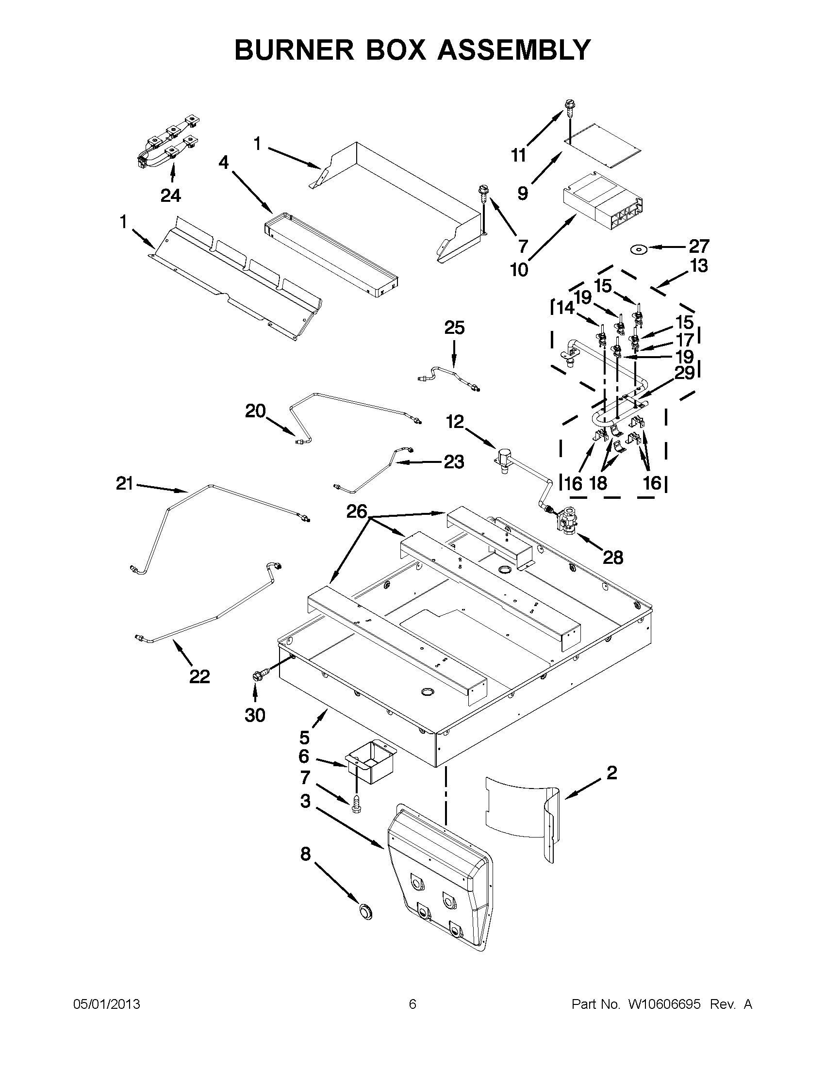 03 - BURNER BOX ASSEMBLY