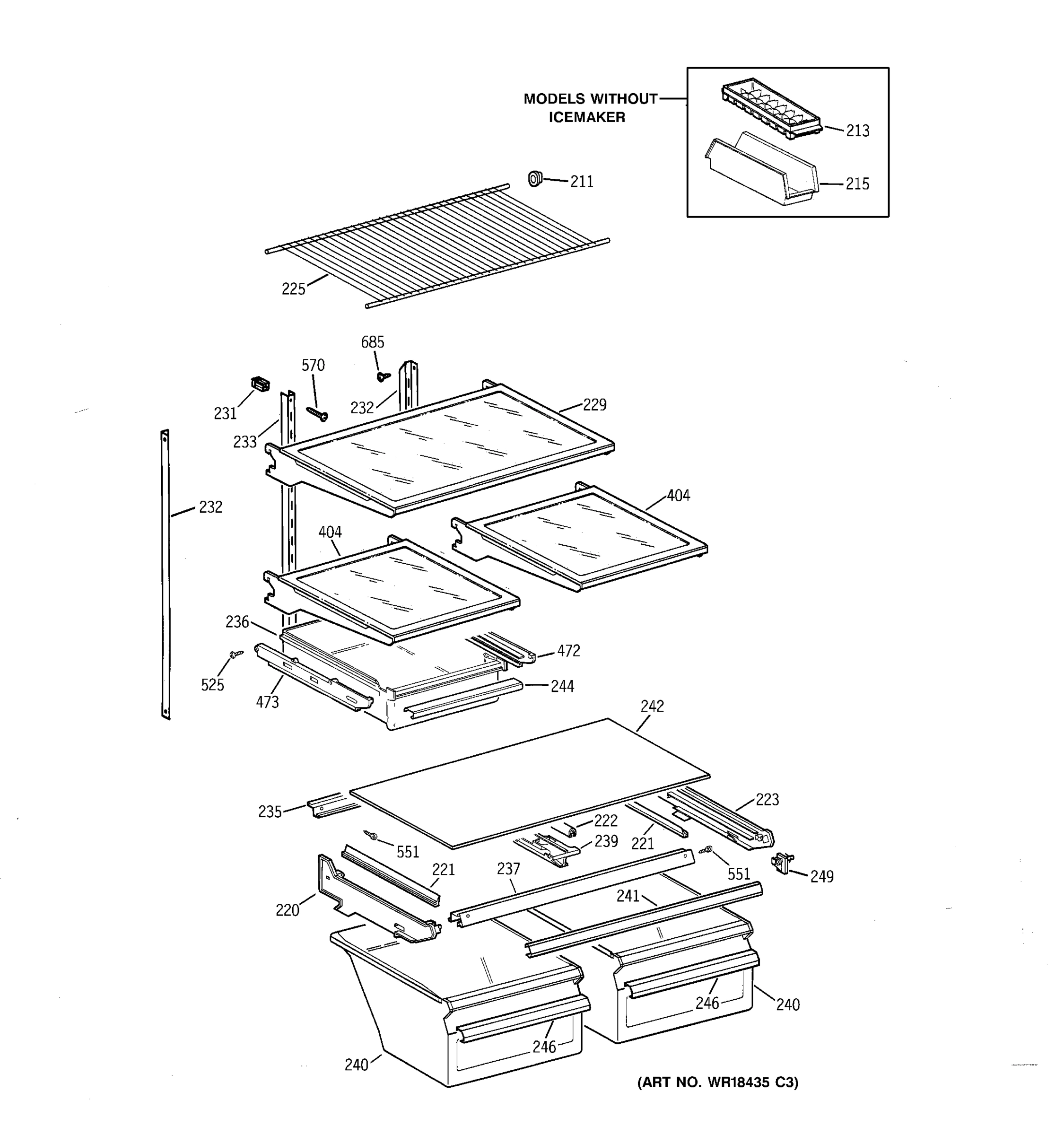 SHELF PARTS