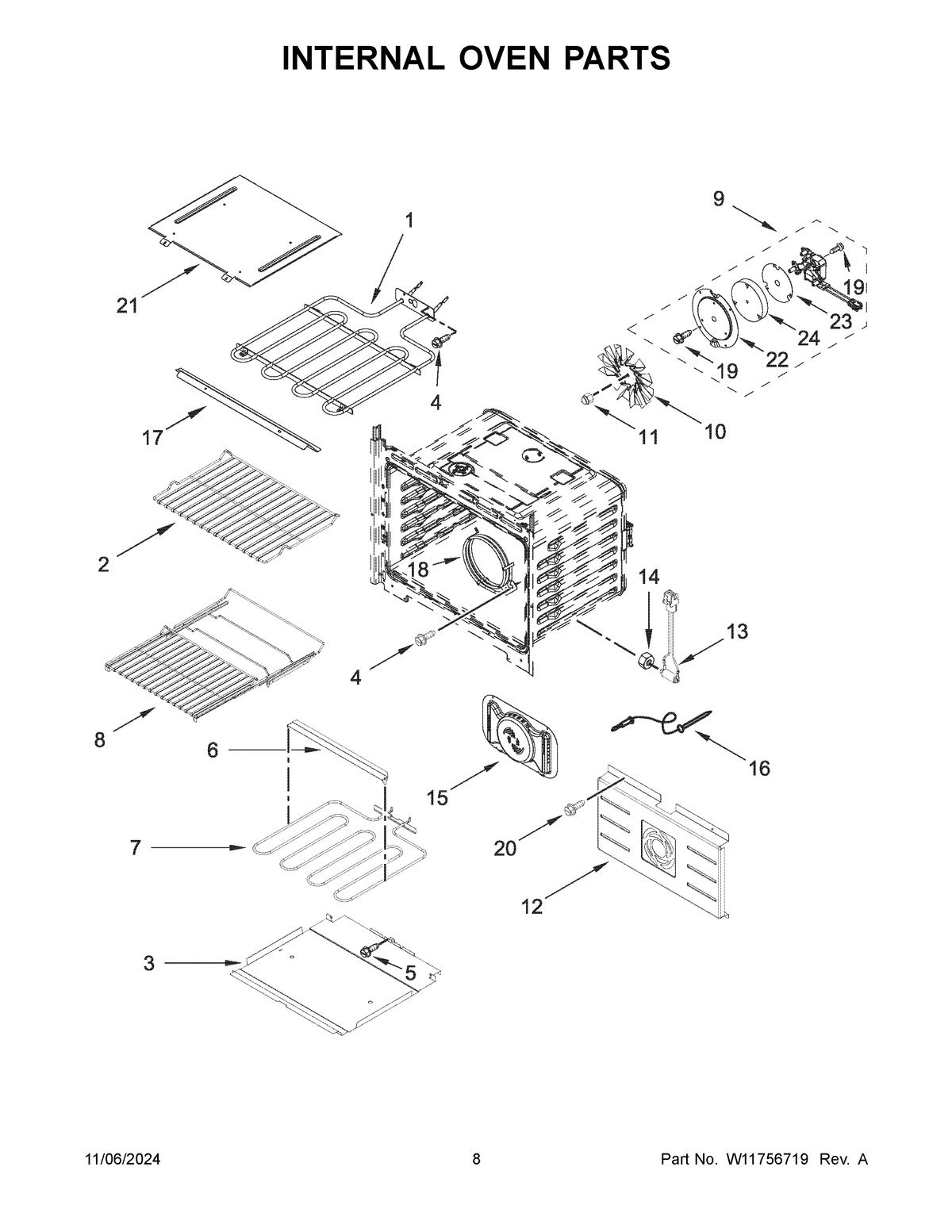 05 - INTERNAL OVEN PARTS