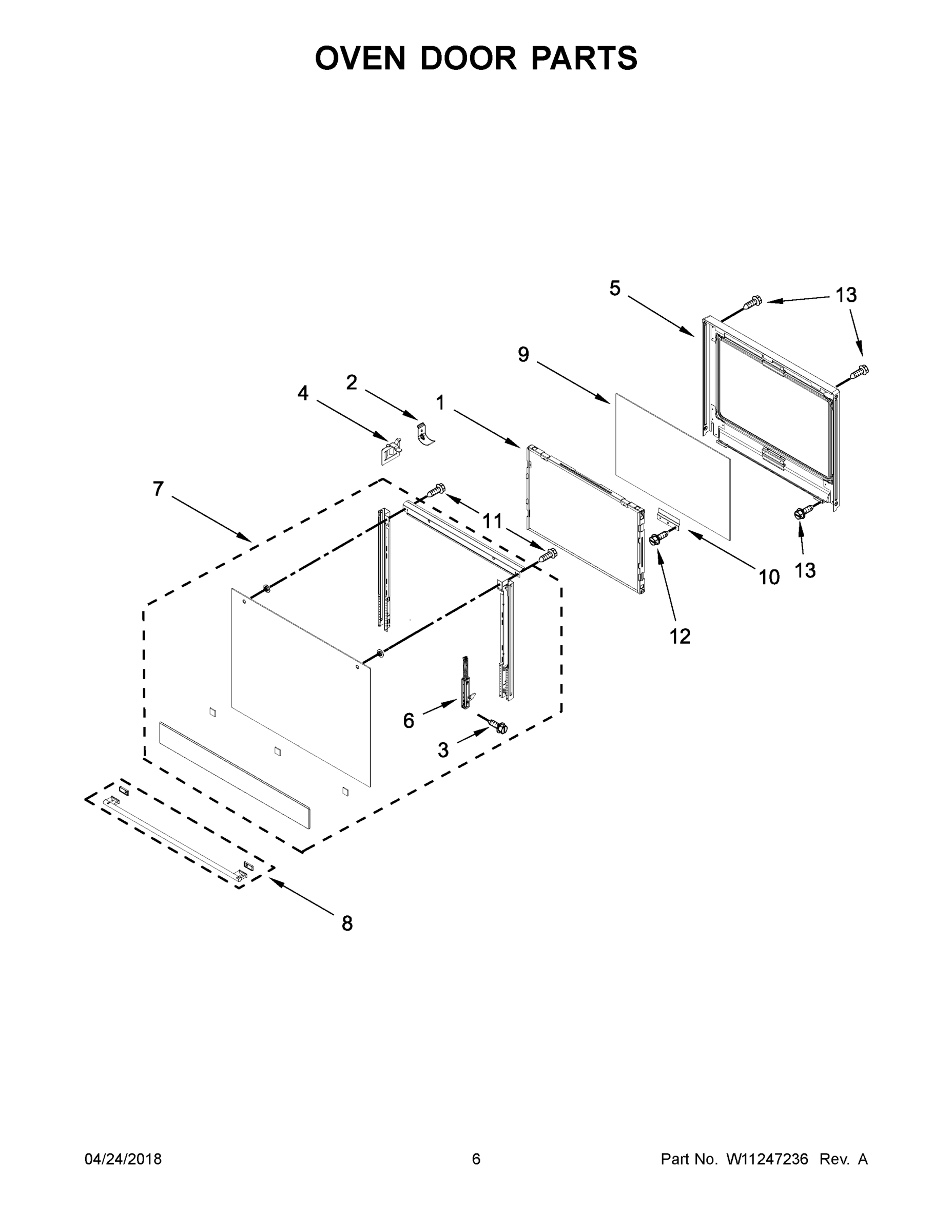 04 - OVEN DOOR PARTS