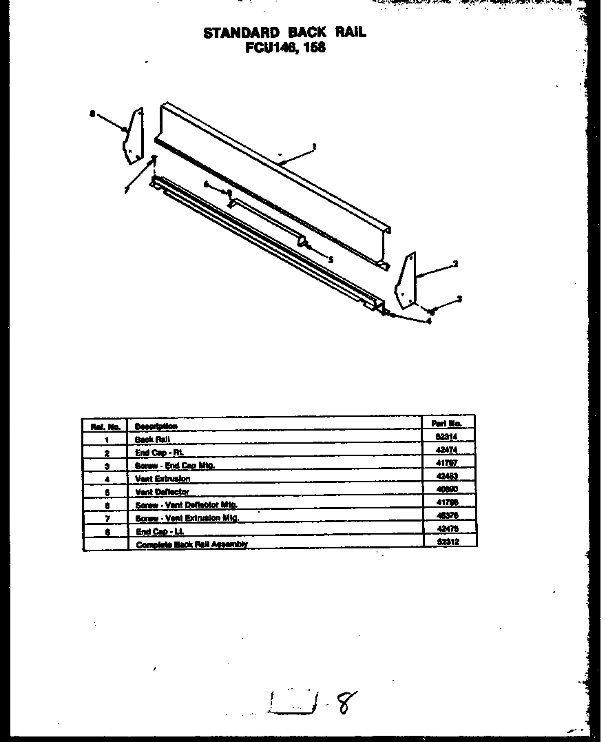 06 - STANDARD BACK RAIL