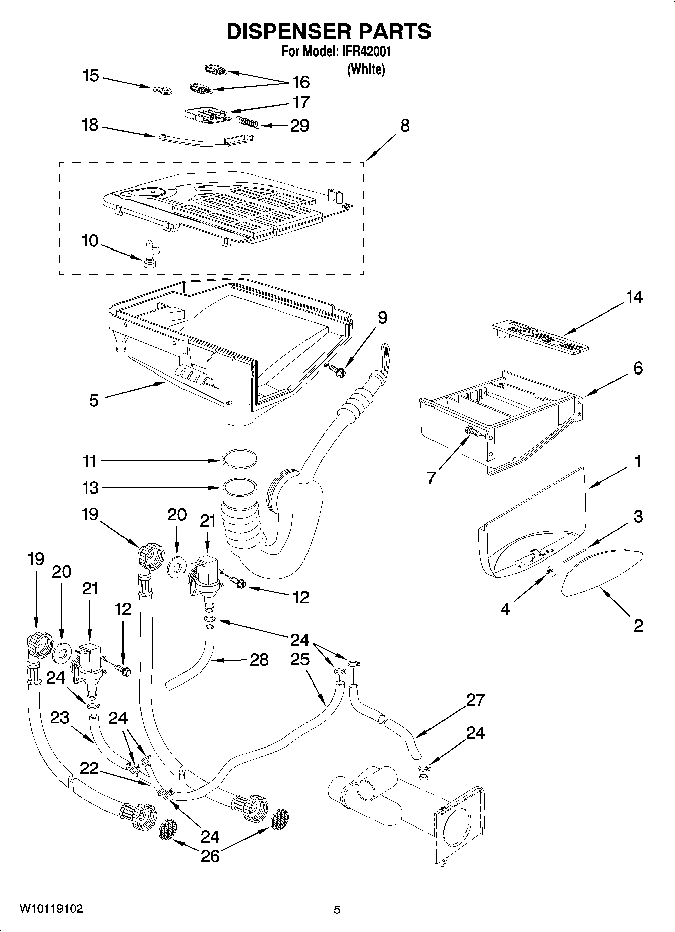 04 - DISPENSER PARTS