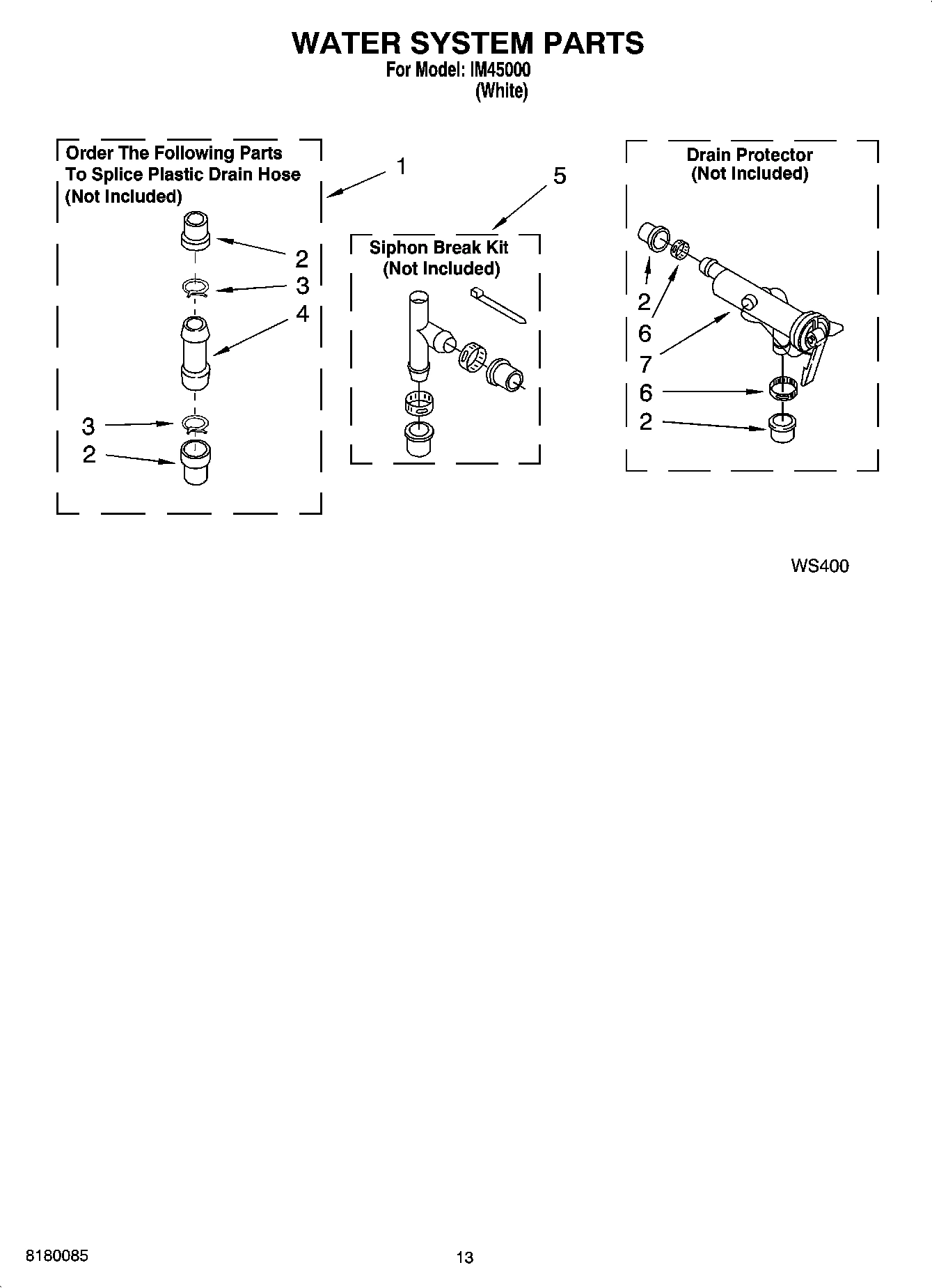09 - WATER SYSTEM PARTS