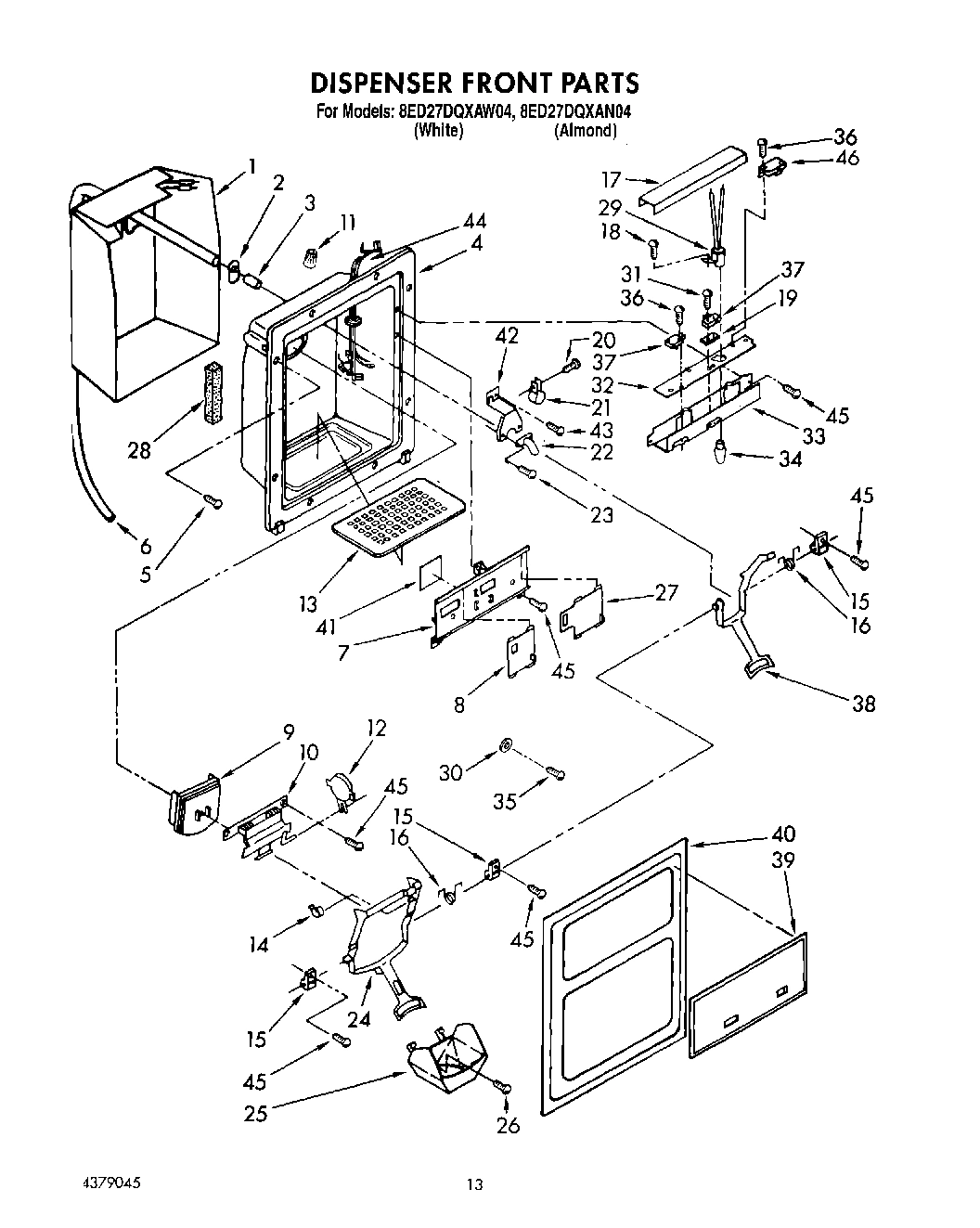 08 - DISPENSER FRONT