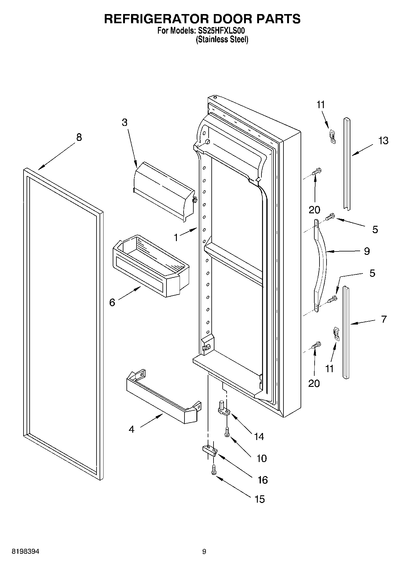 06 - REFRIGERATOR DOOR PARTS