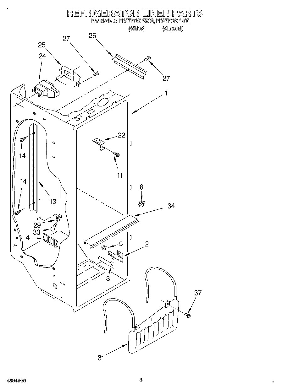 02 - REFRIGERATOR LINER