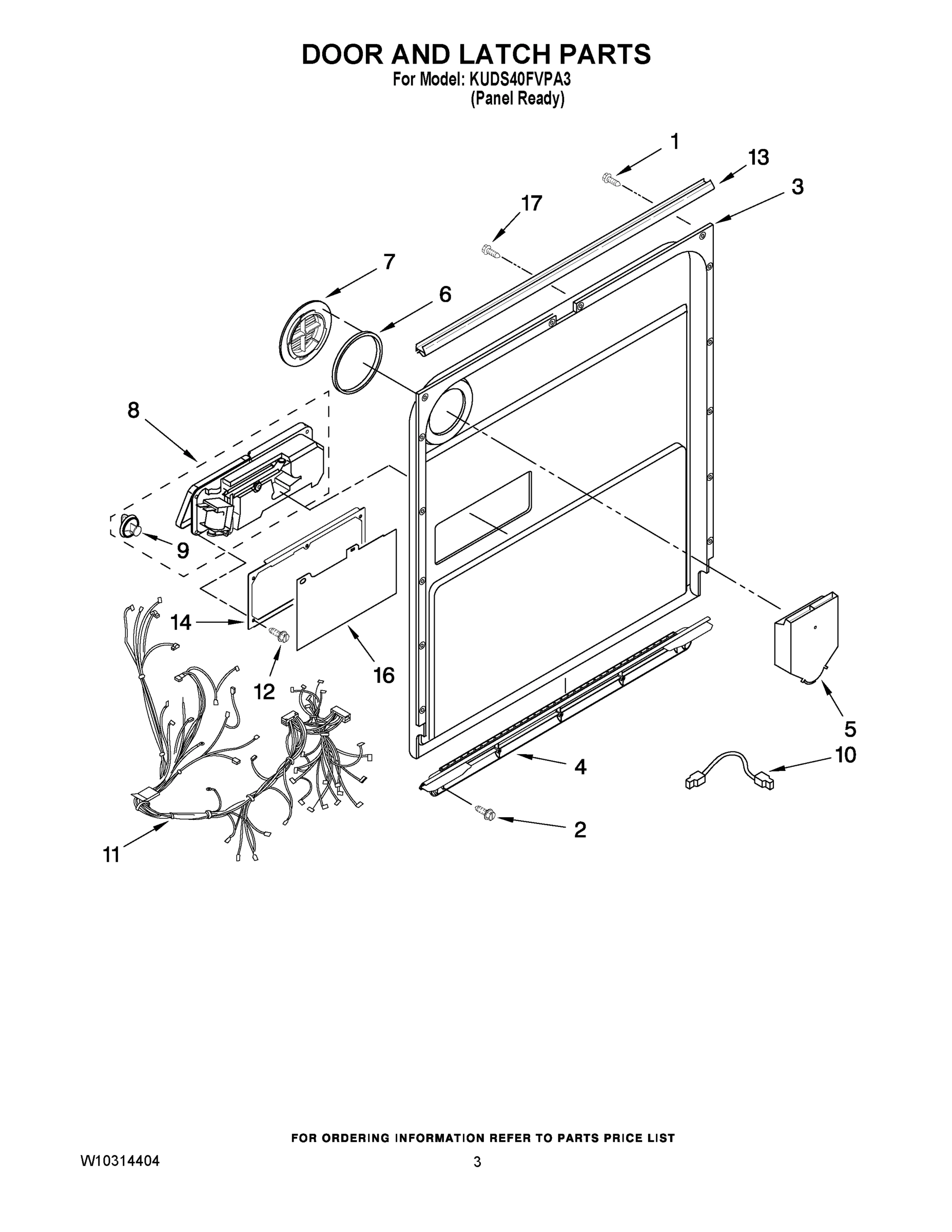 03 - DOOR AND LATCH PARTS