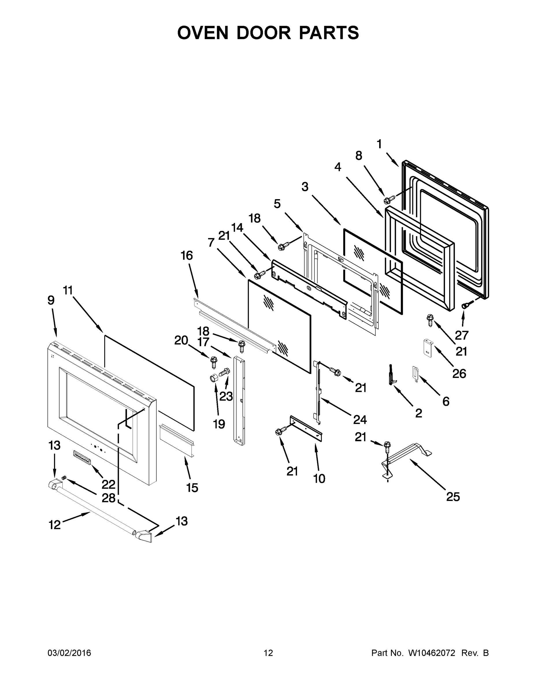 07 - OVEN DOOR PARTS