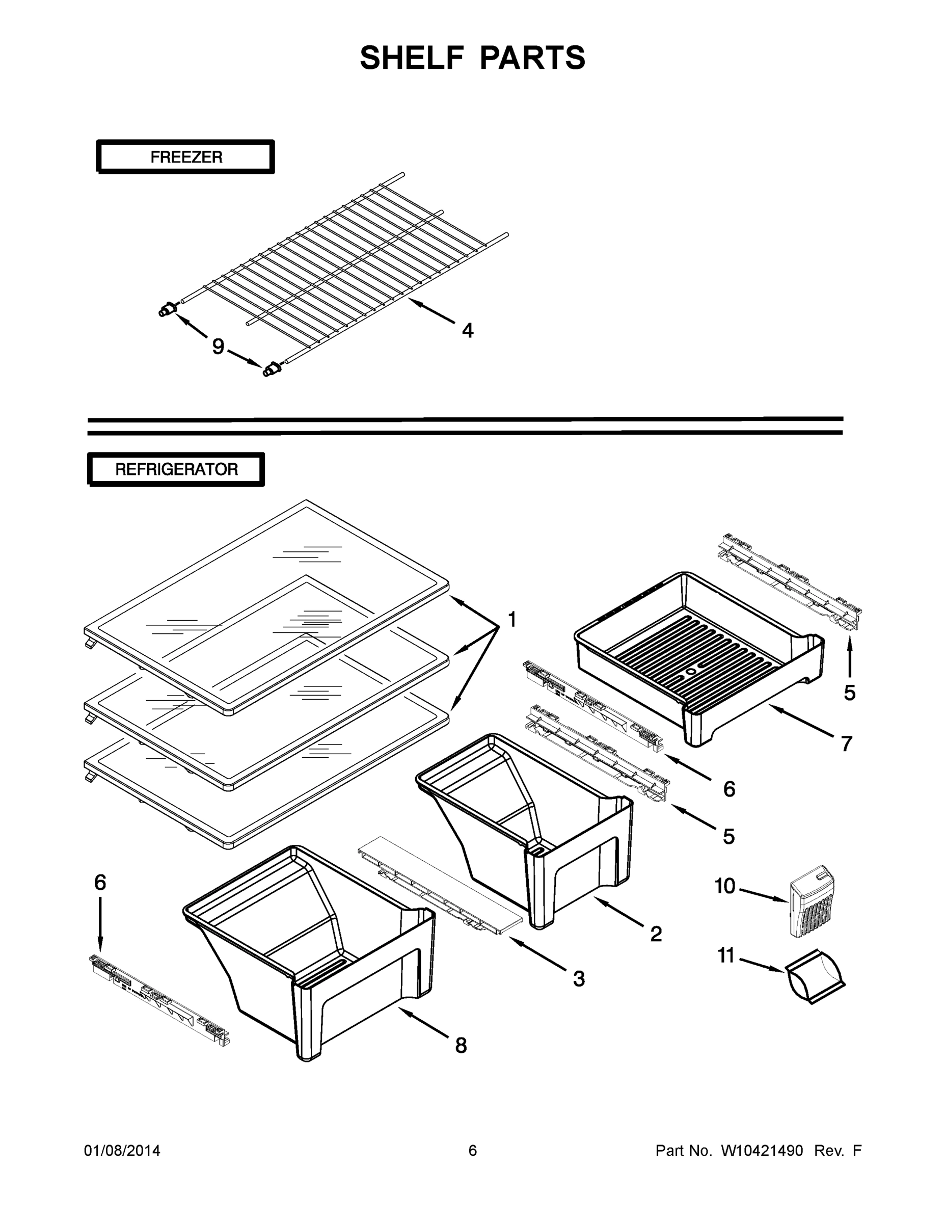 04 - SHELF PARTS