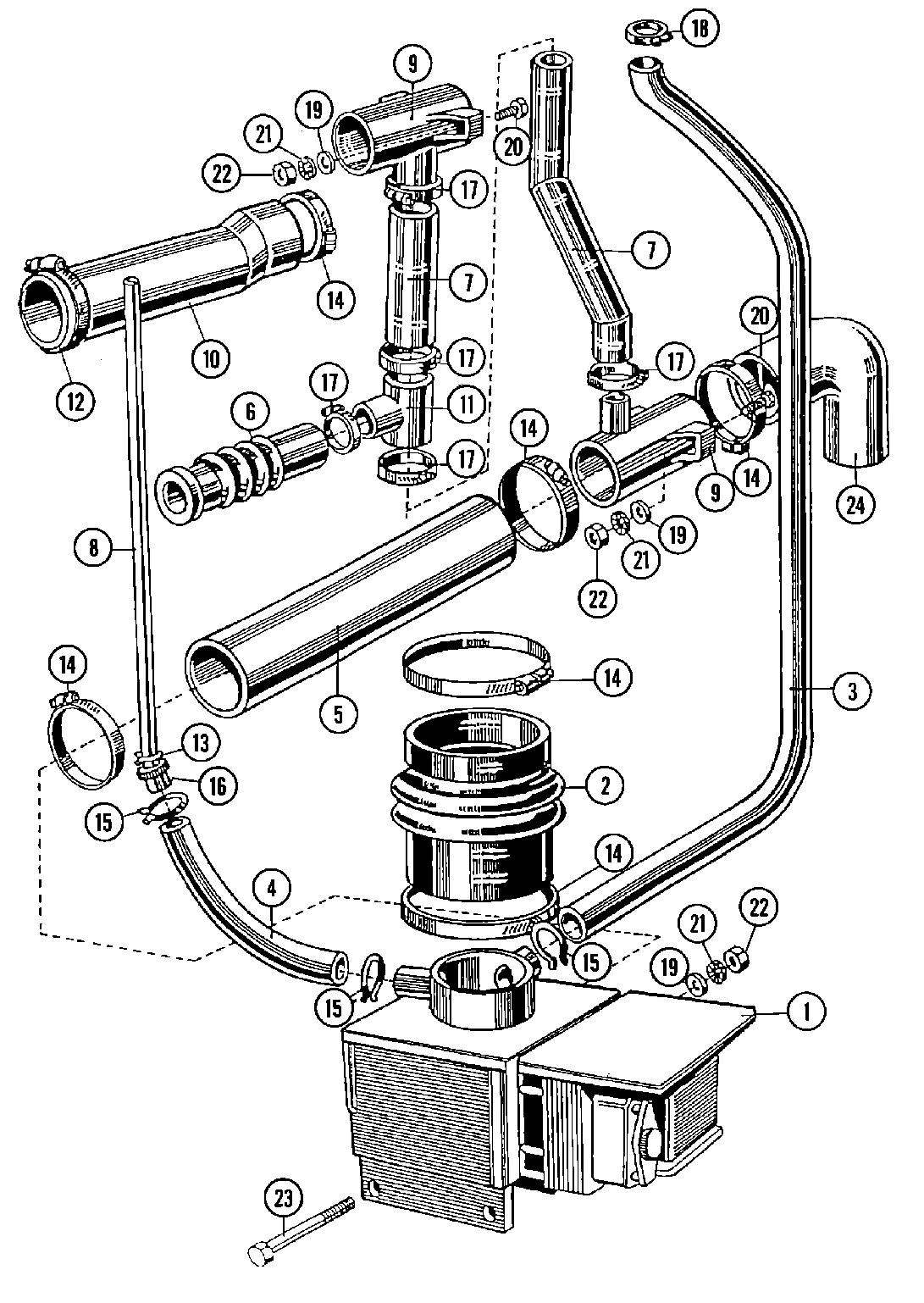 10 - DRAIN & HOSE ASSEMBLY