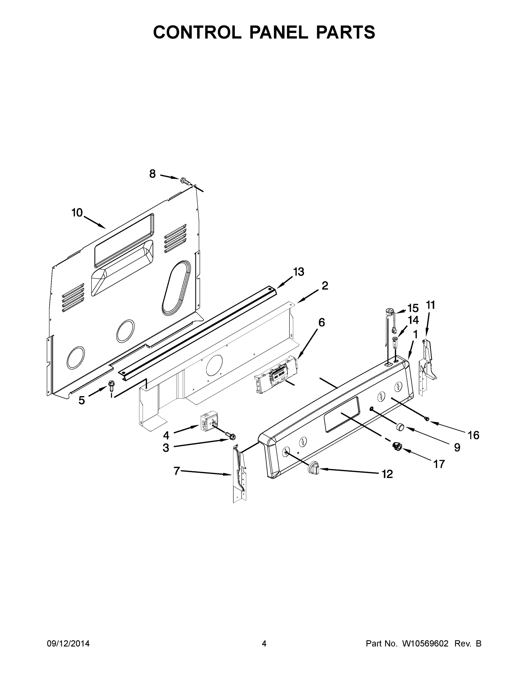 03 - CONTROL PANEL PARTS