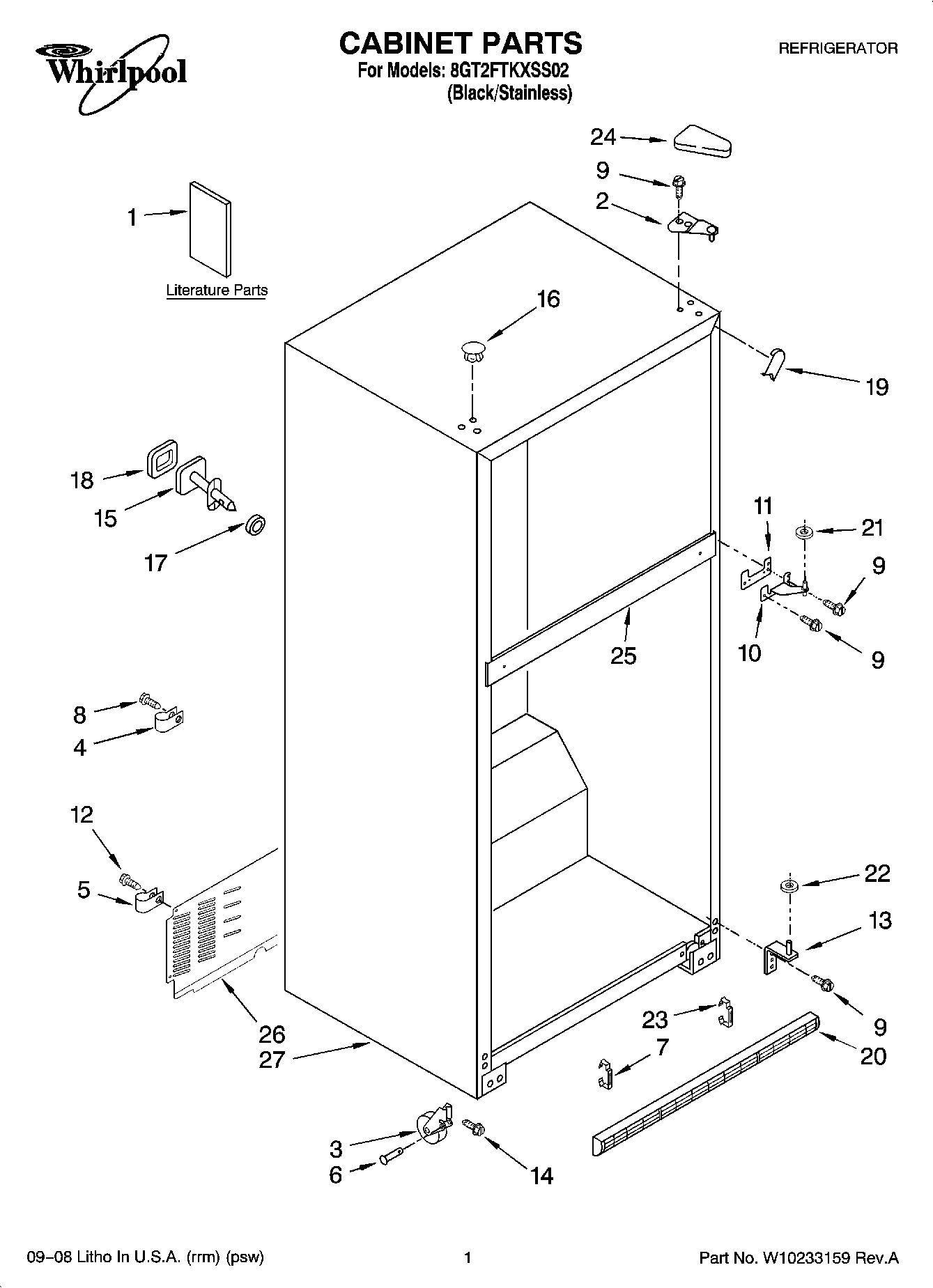 01 - CABINET PARTS