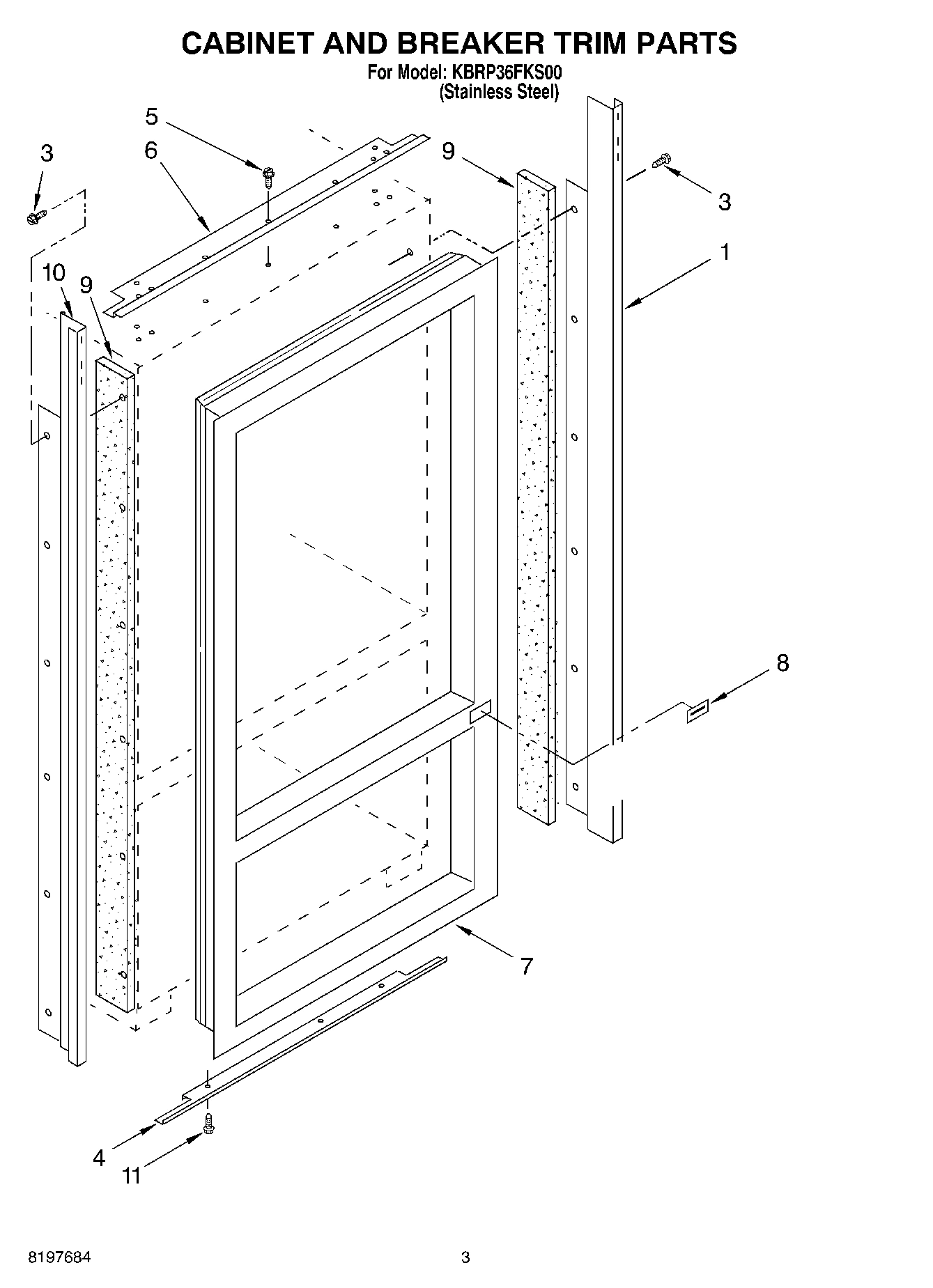 02 - CABINET AND BREAKER TRIM