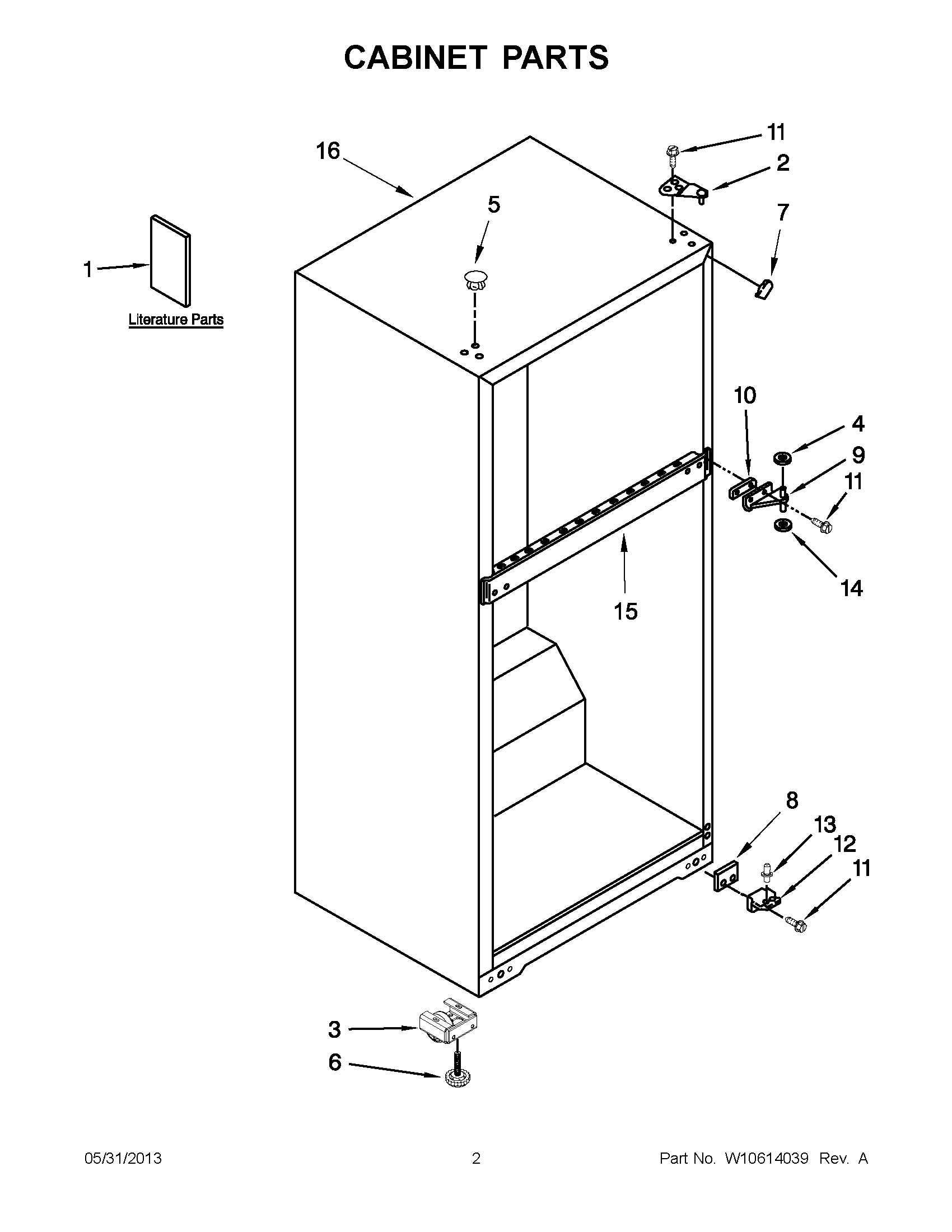 01 - CABINET PARTS