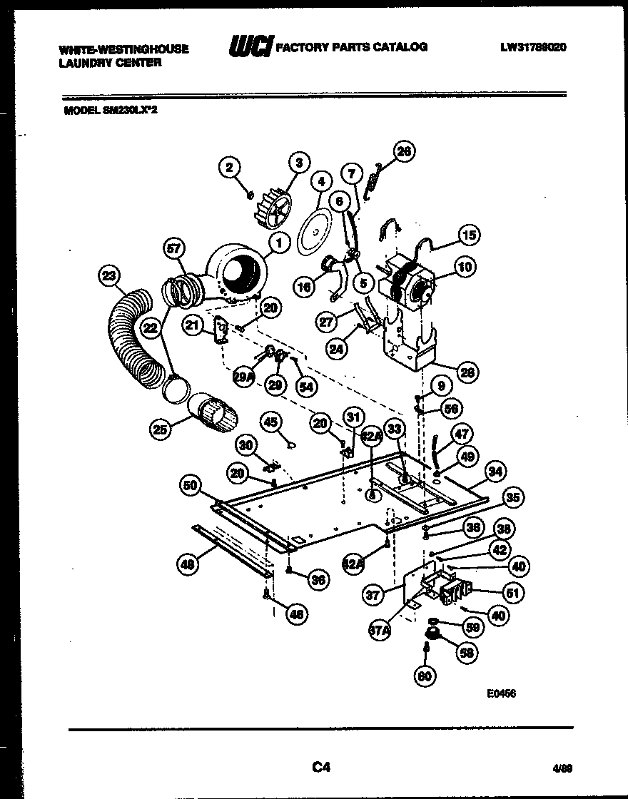 05 - DRYER MOTOR, BLOWER AND BELT