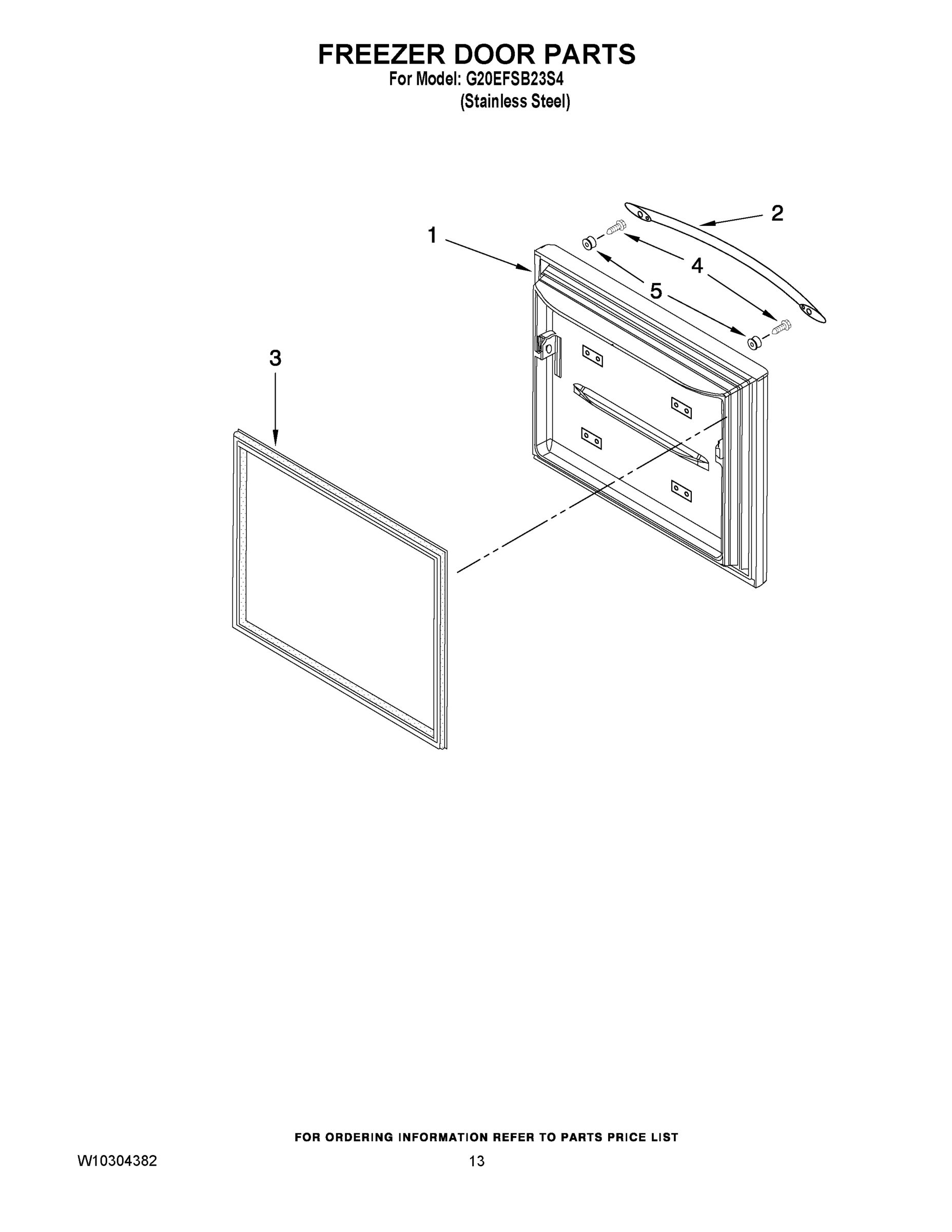 07 - FREEZER DOOR PARTS