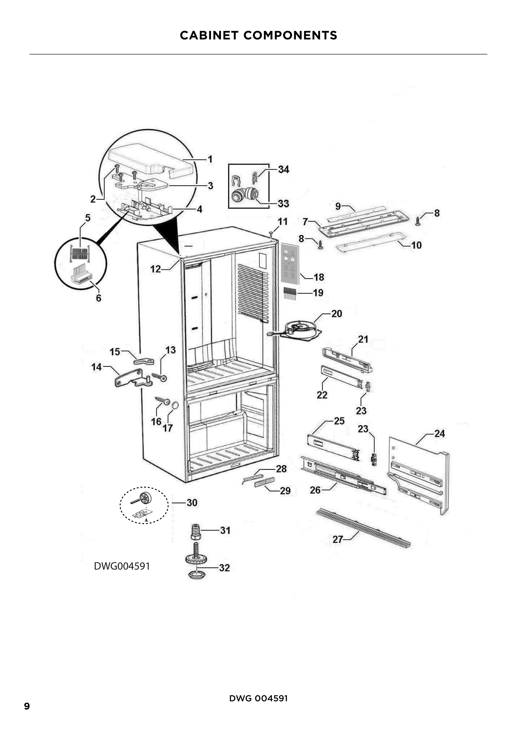 CABINET COMPONENTS