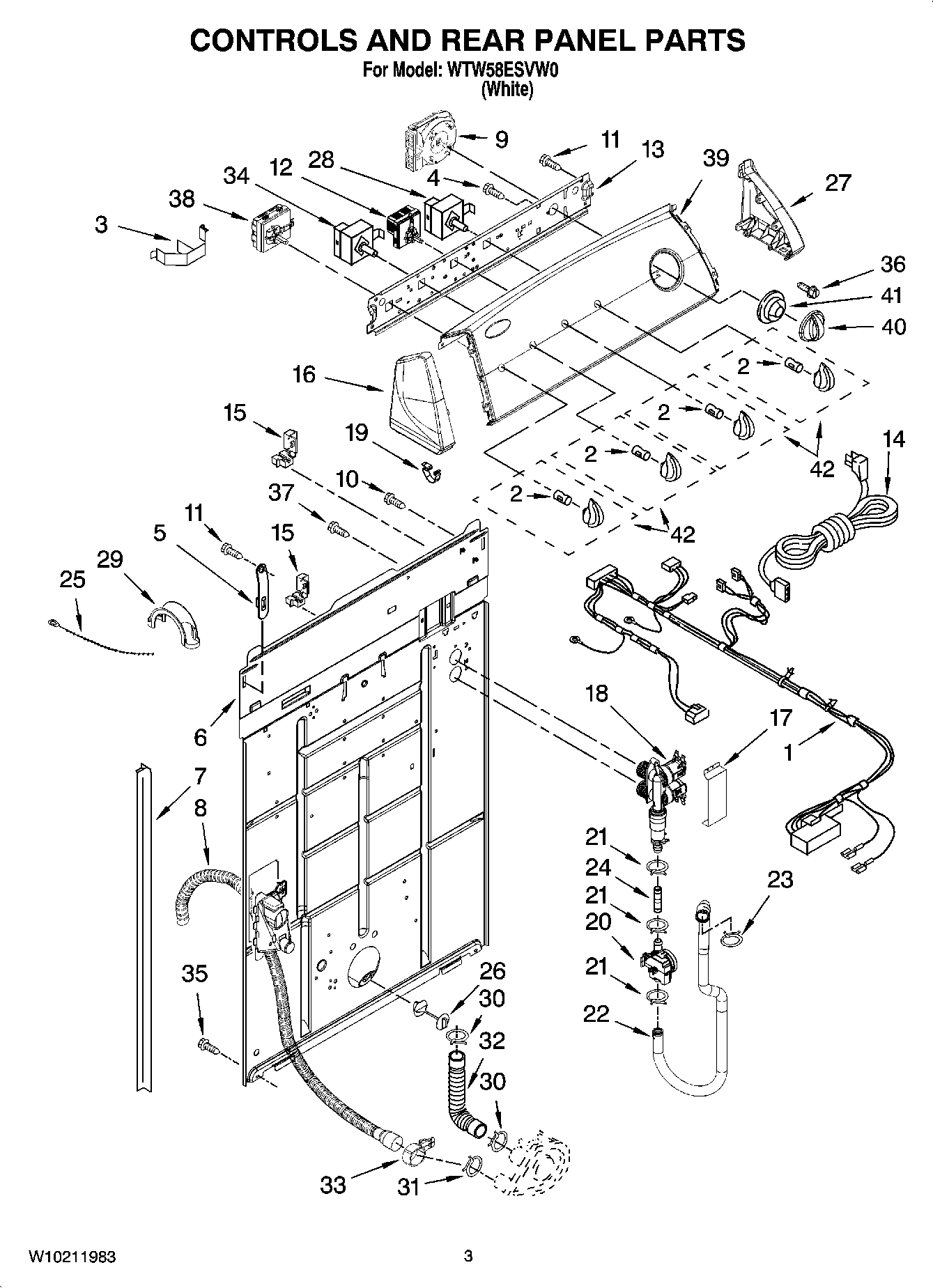 02 - CONTROLS AND REAR PANEL PARTS