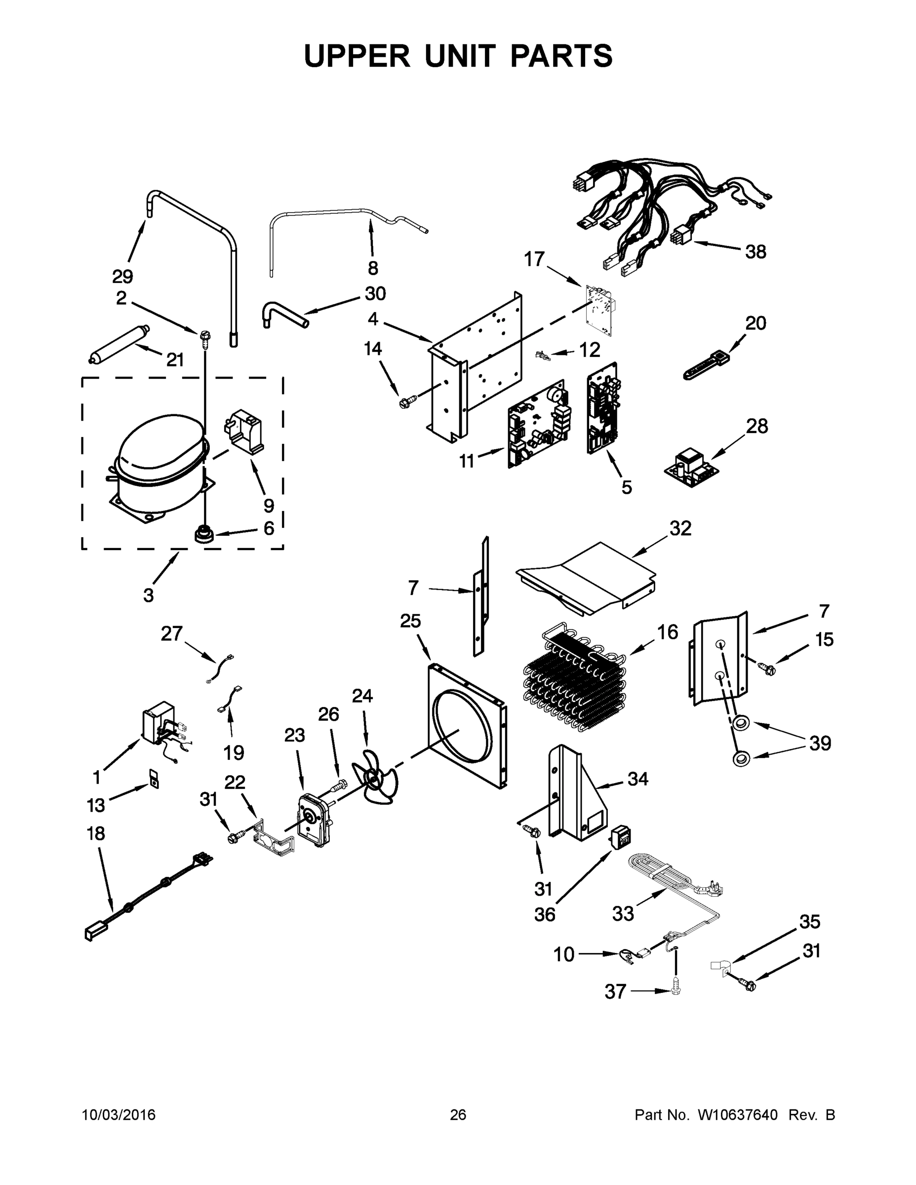 14 - UPPER UNIT PARTS