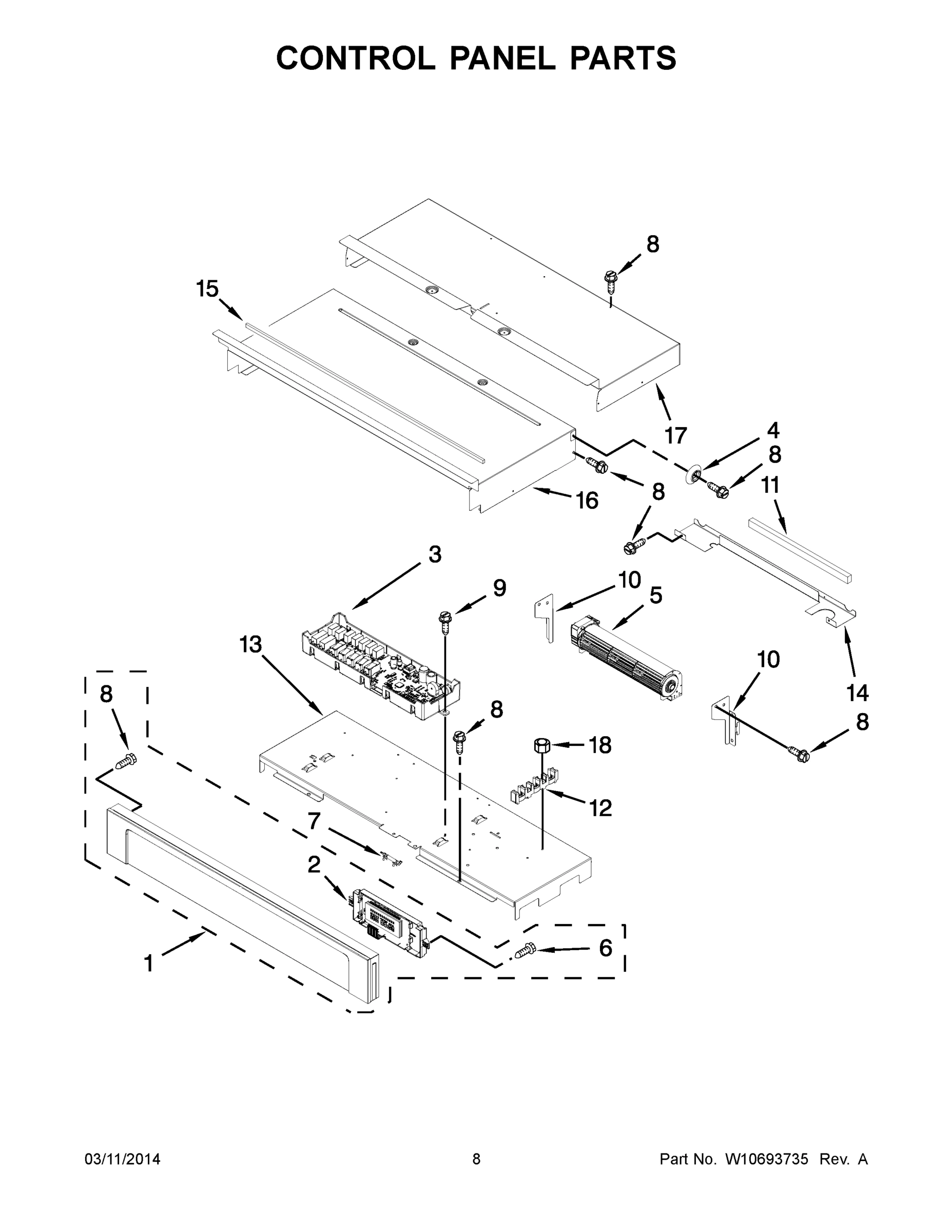 05 - CONTROL PANEL PARTS
