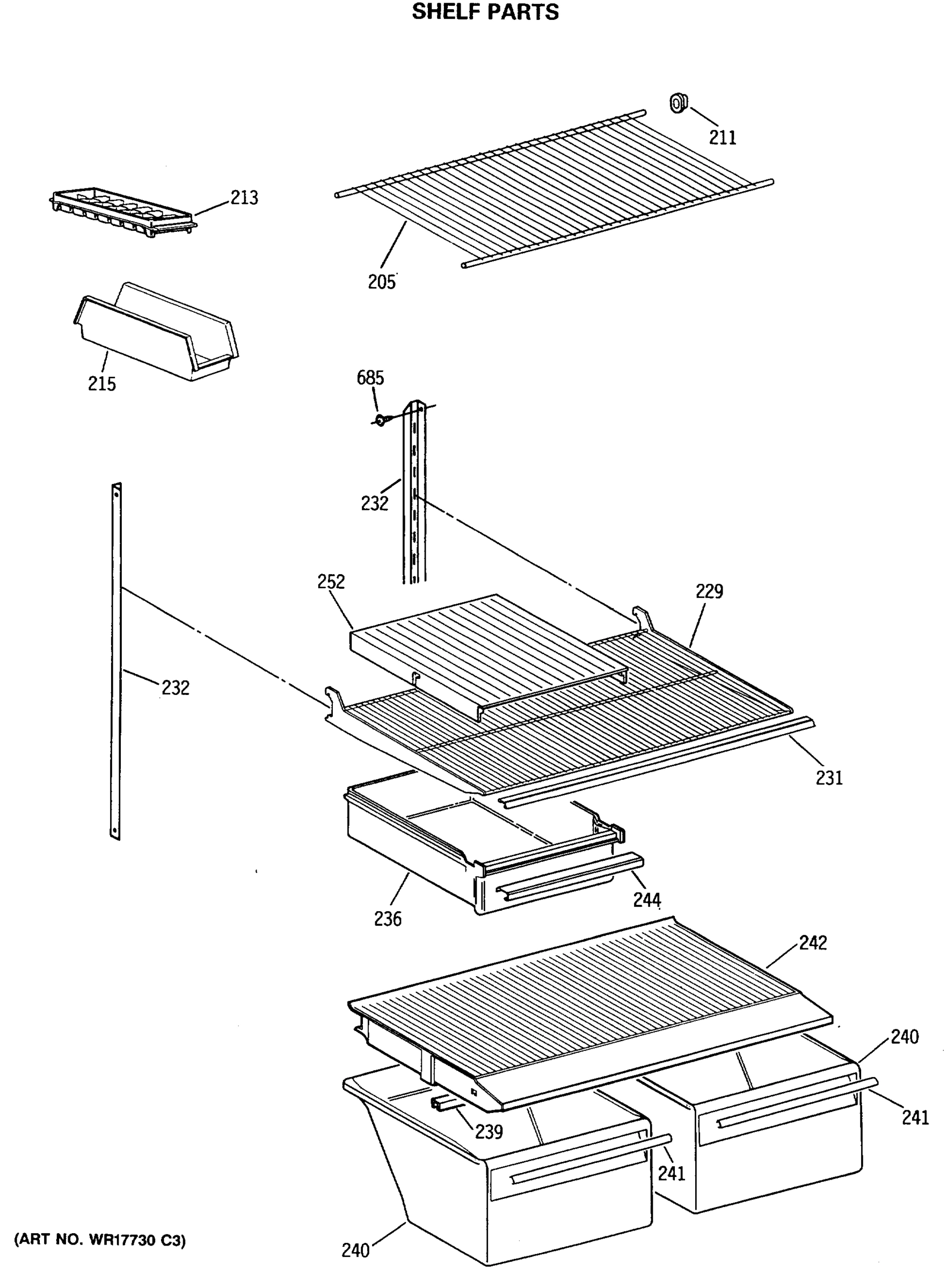 SHELF PARTS