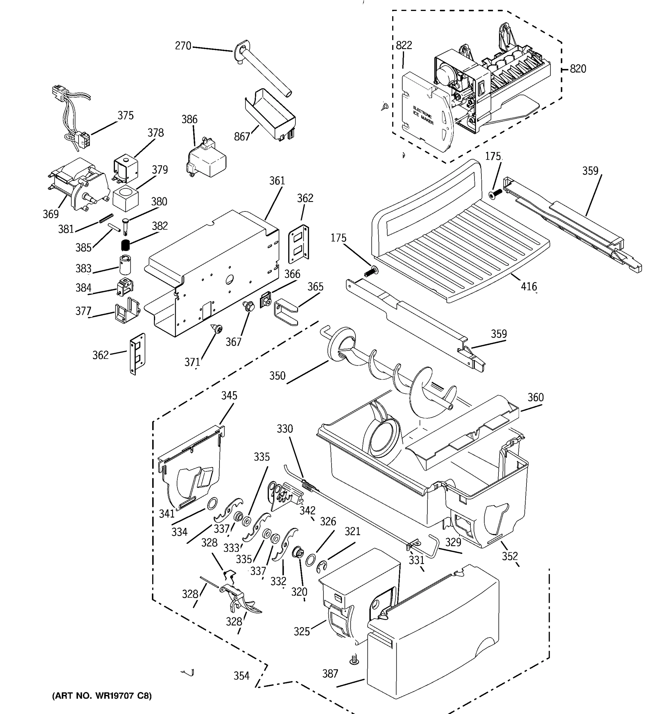ICE MAKER & DISPENSER
