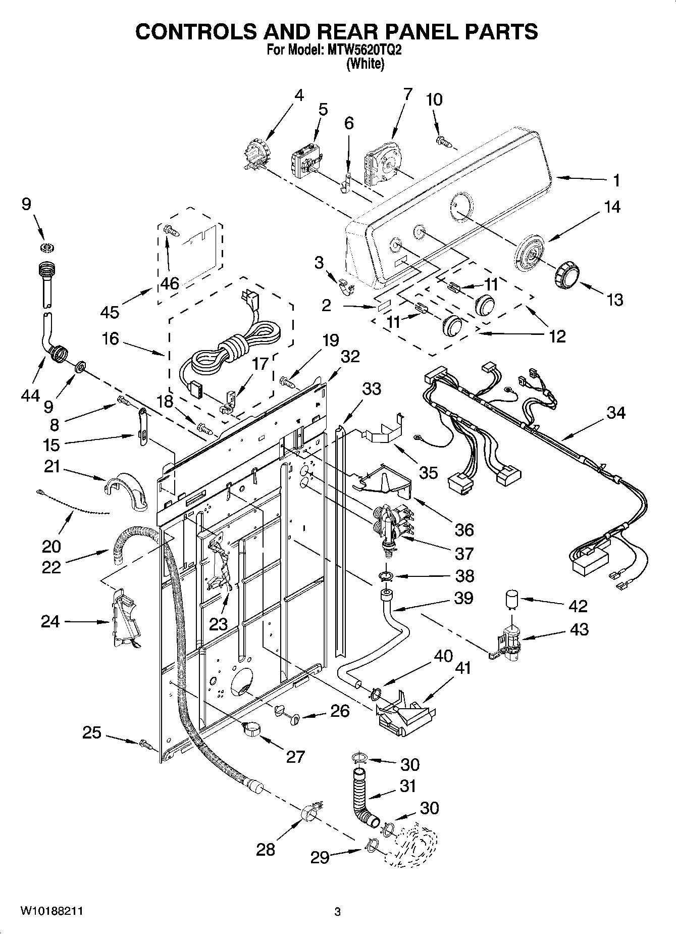 02 - CONTROLS AND REAR PANEL PARTS