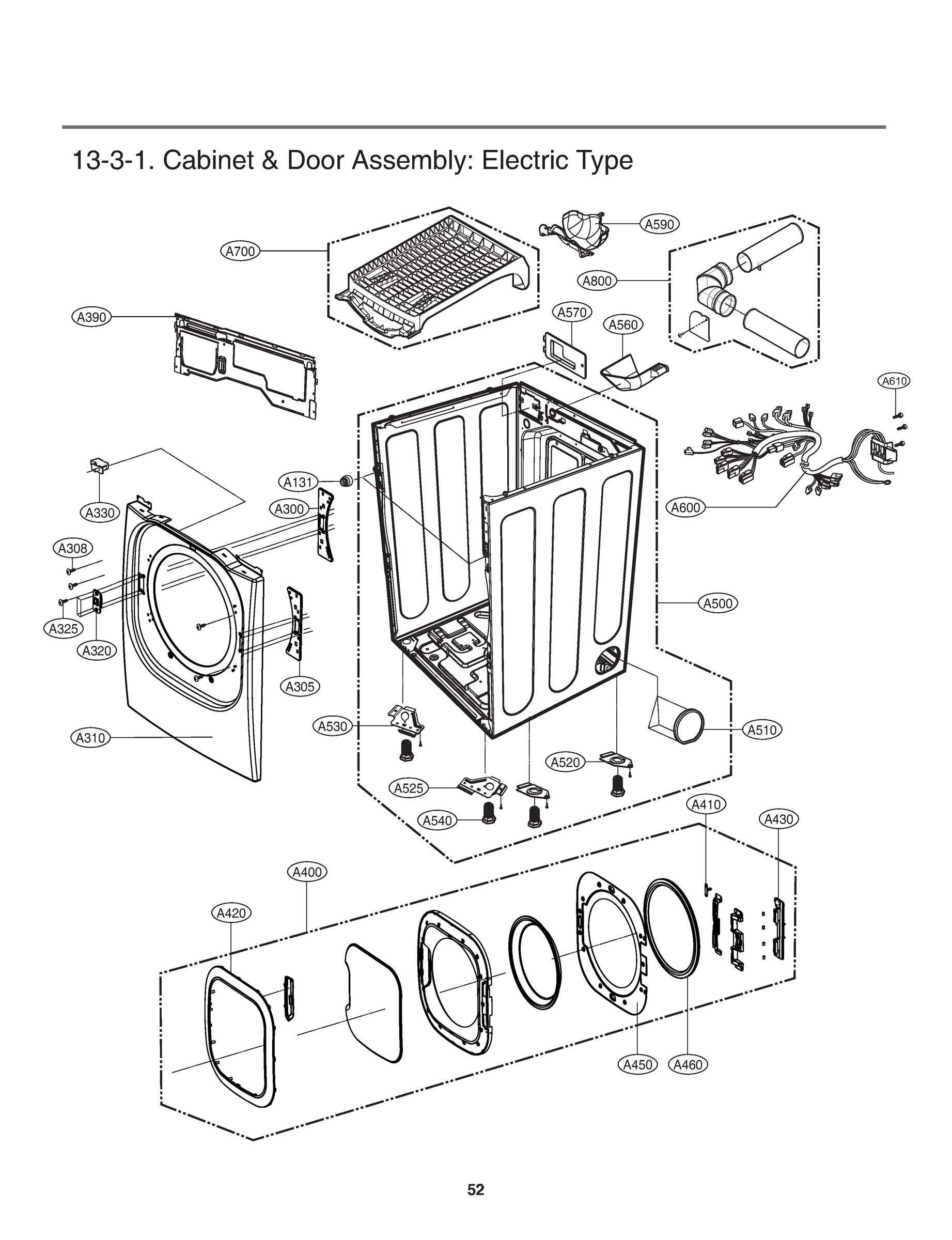 CABINET & DOOR ASSEMBLY