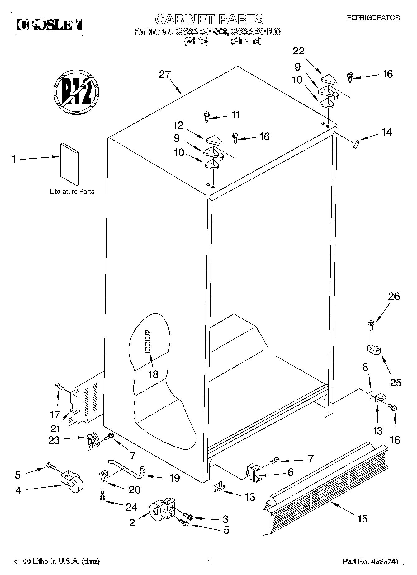 01 - CABINET, LITERATURE