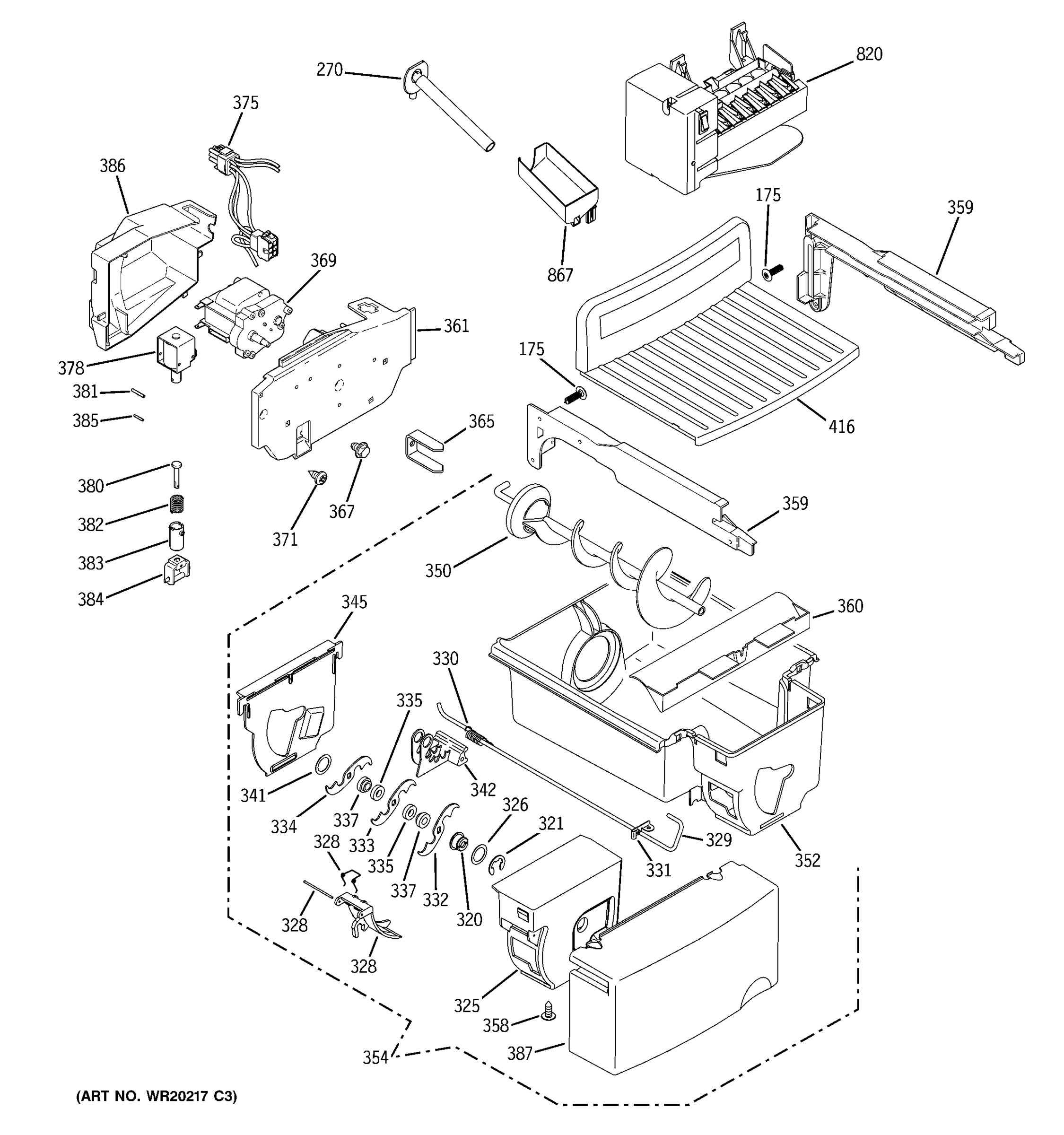 ICE MAKER & DISPENSER