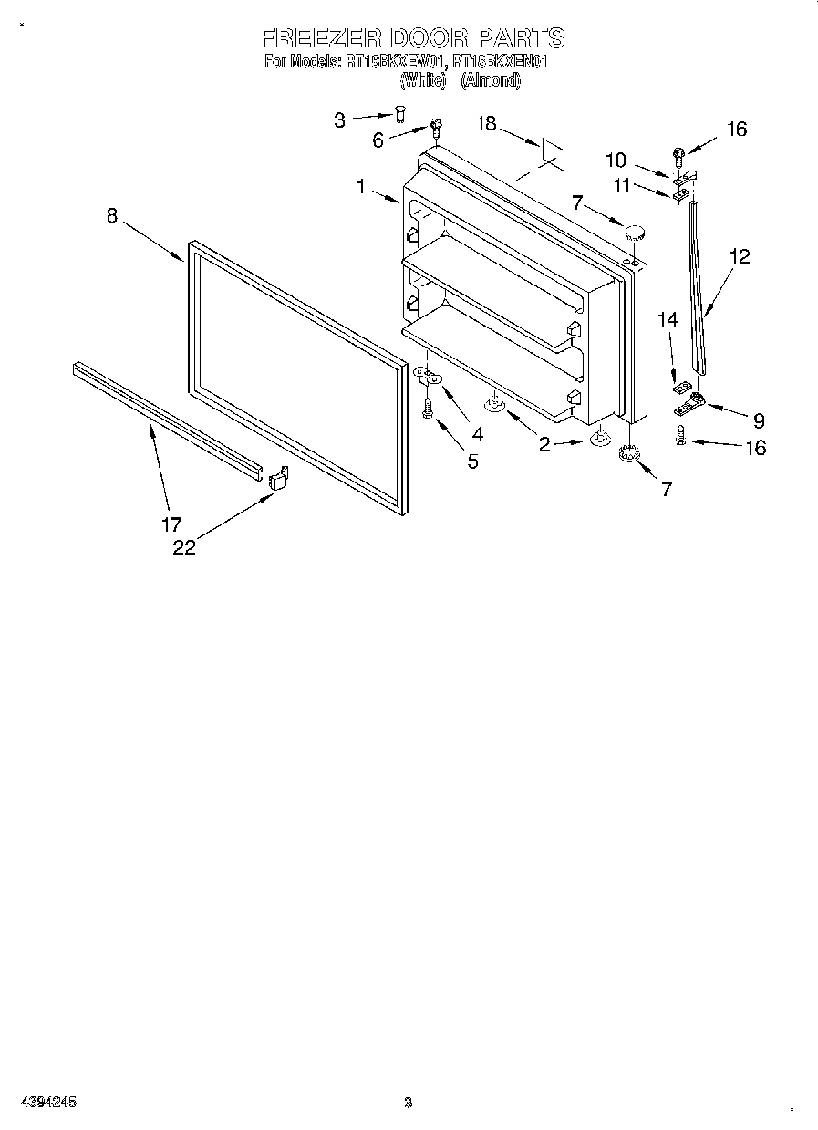 02 - FREEZER DOOR