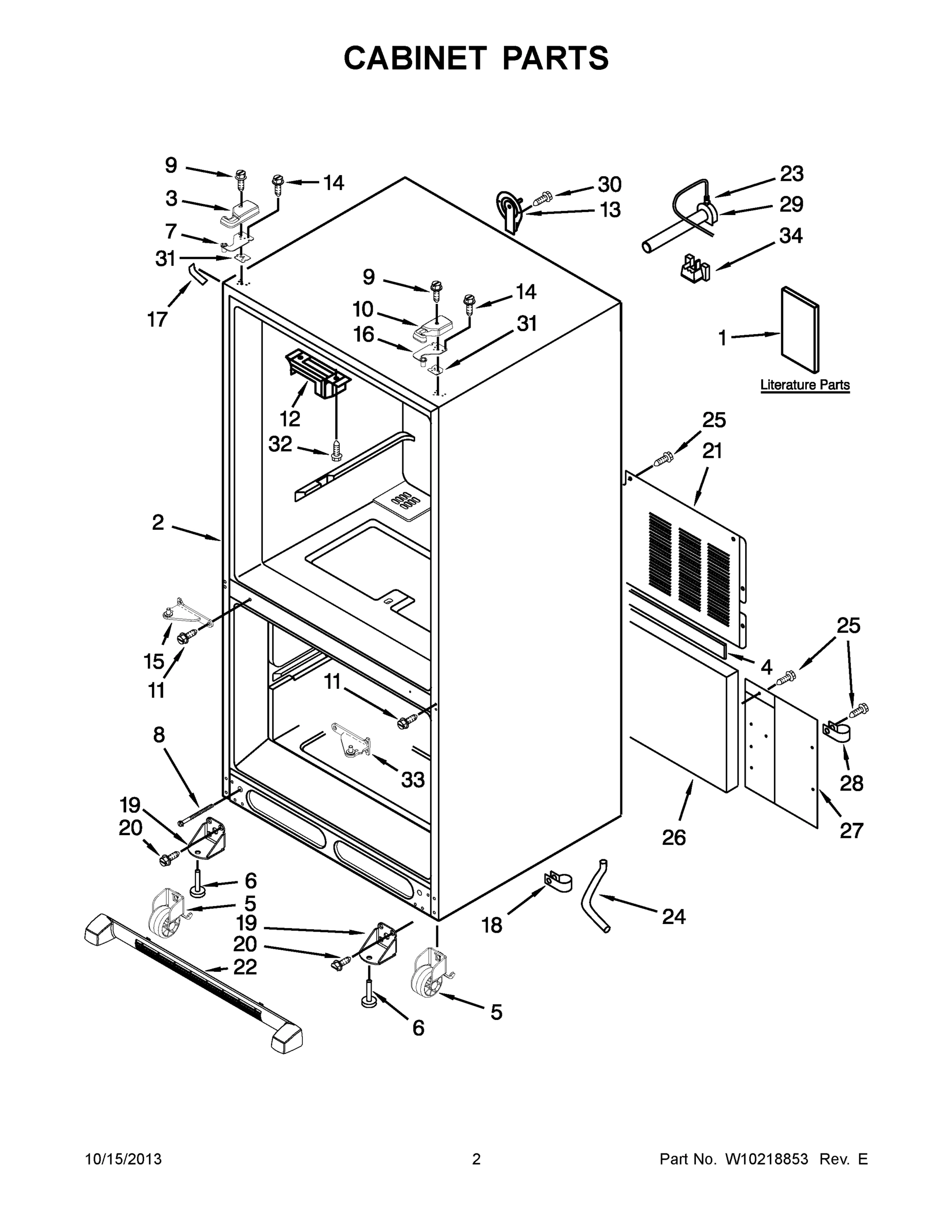 02 - CABINET PARTS