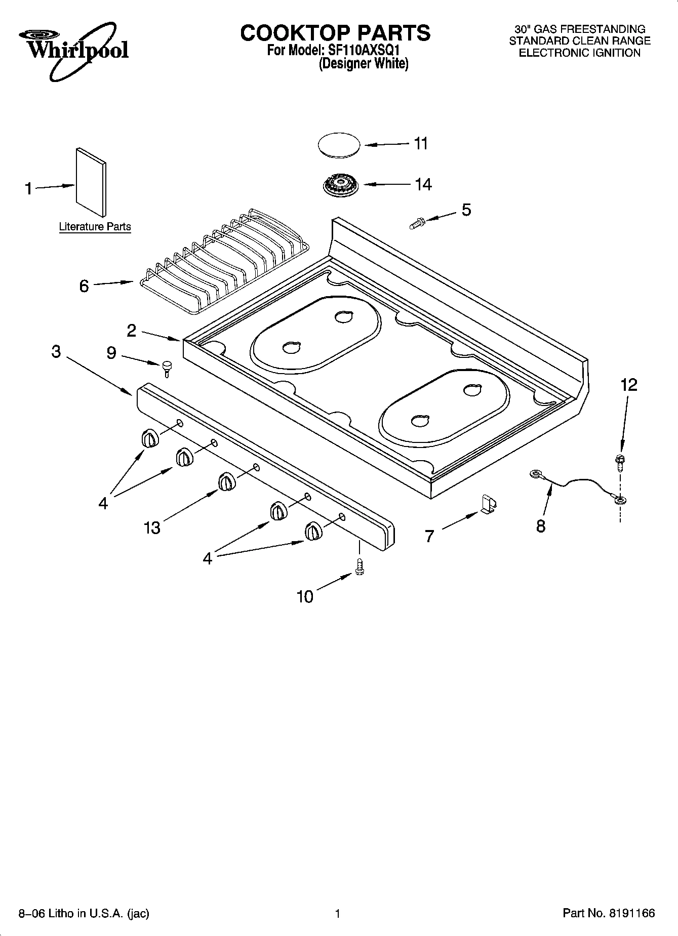 01 - COOKTOP PARTS