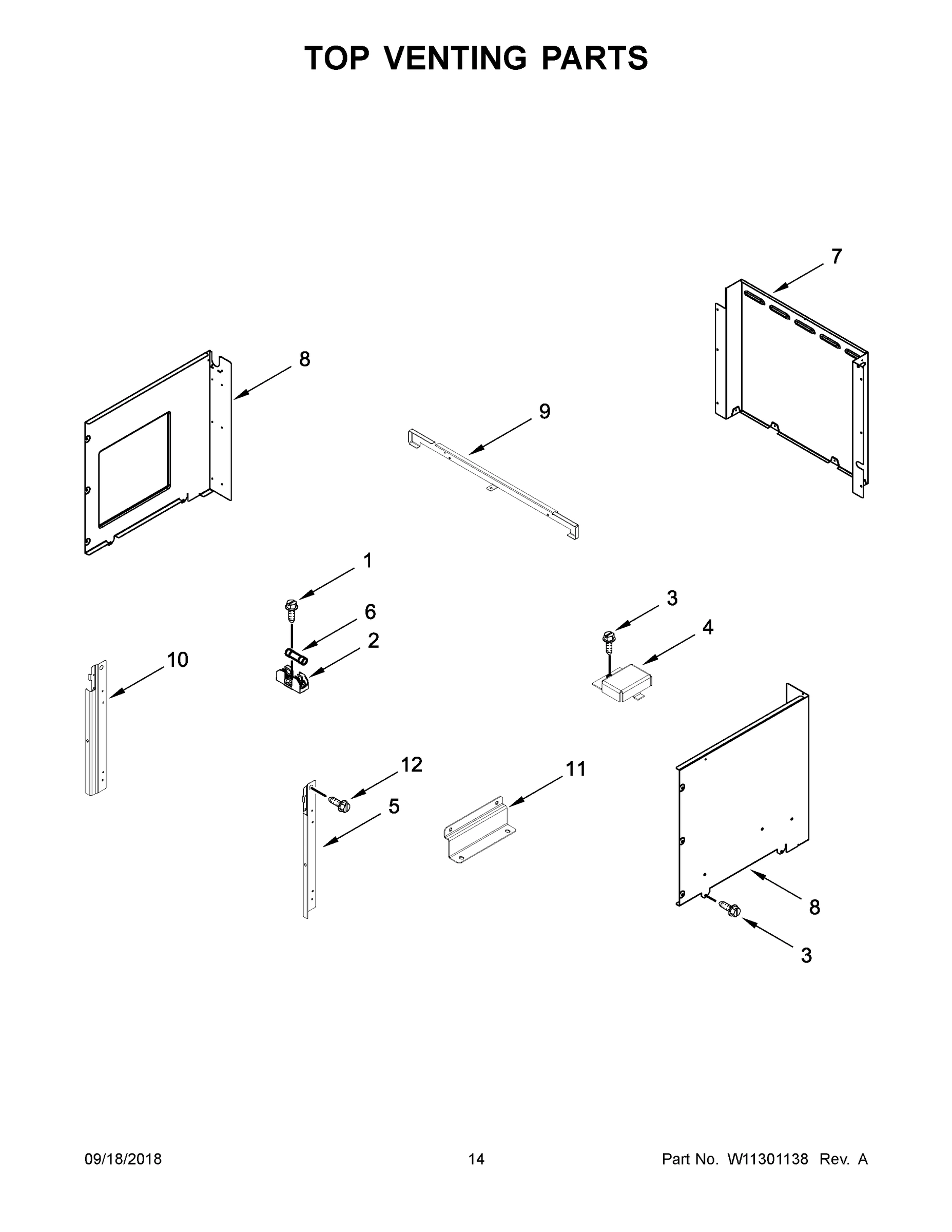 08 - TOP VENTING PARTS