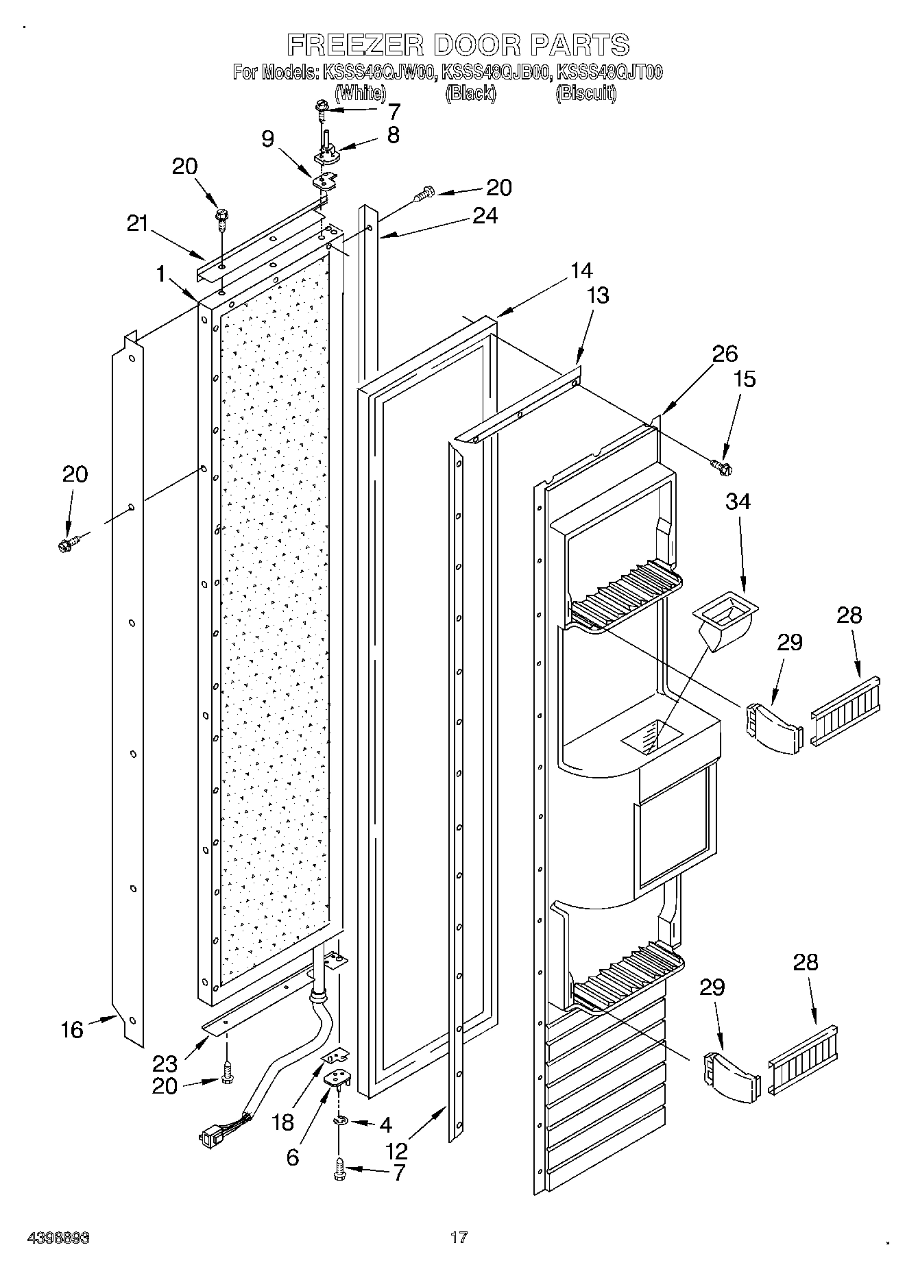 12 - FREEZER DOOR
