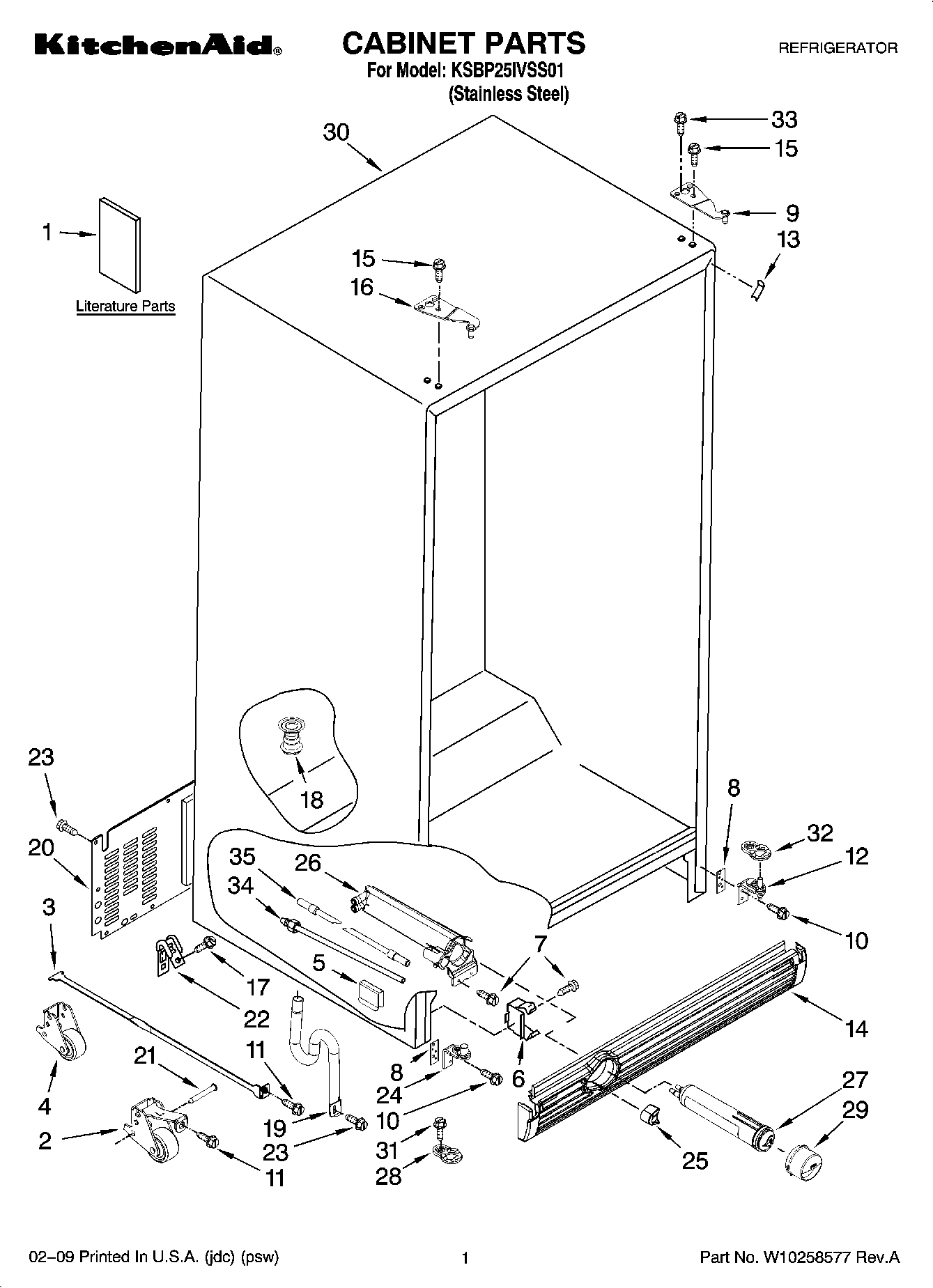 01 - CABINET PARTS