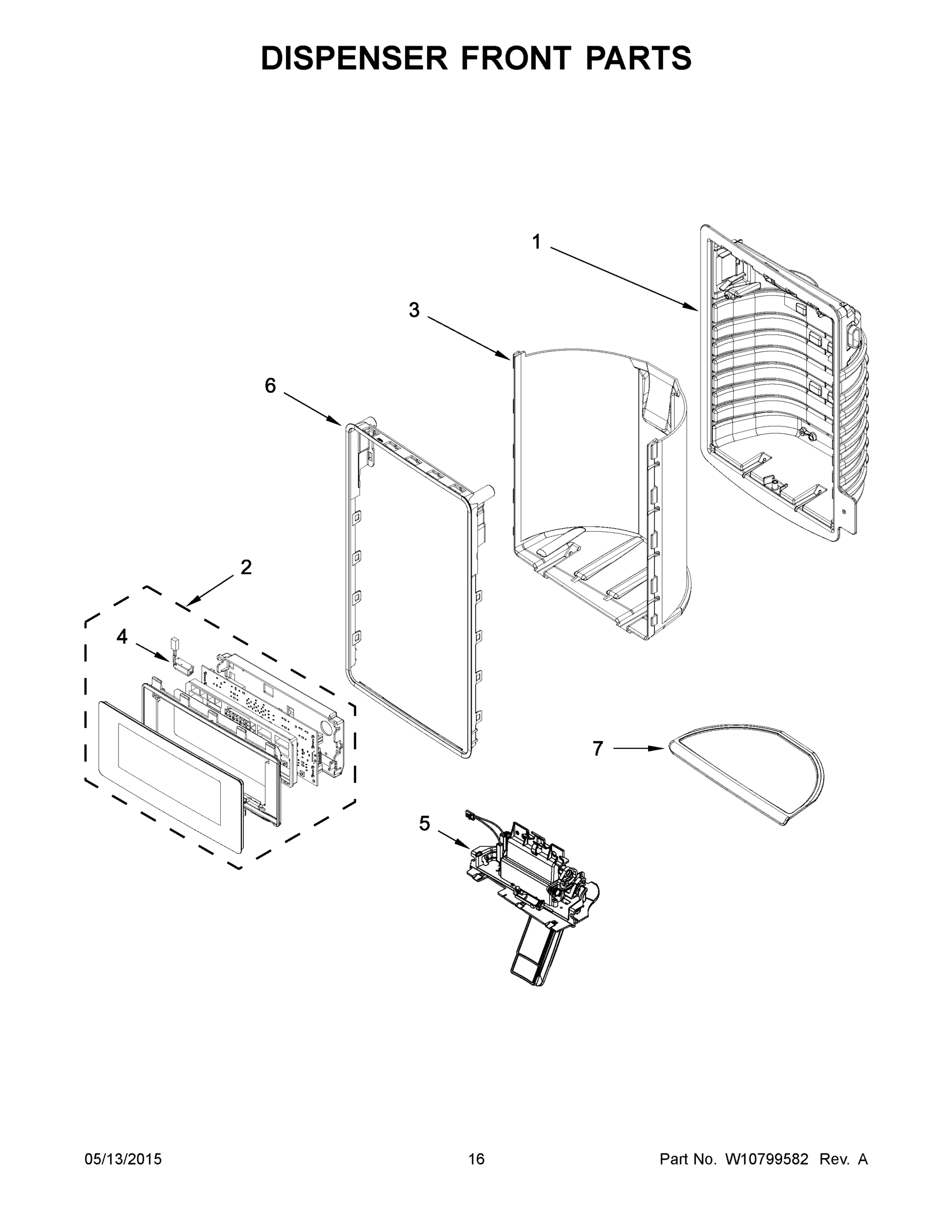 09 - DISPENSER FRONT PARTS