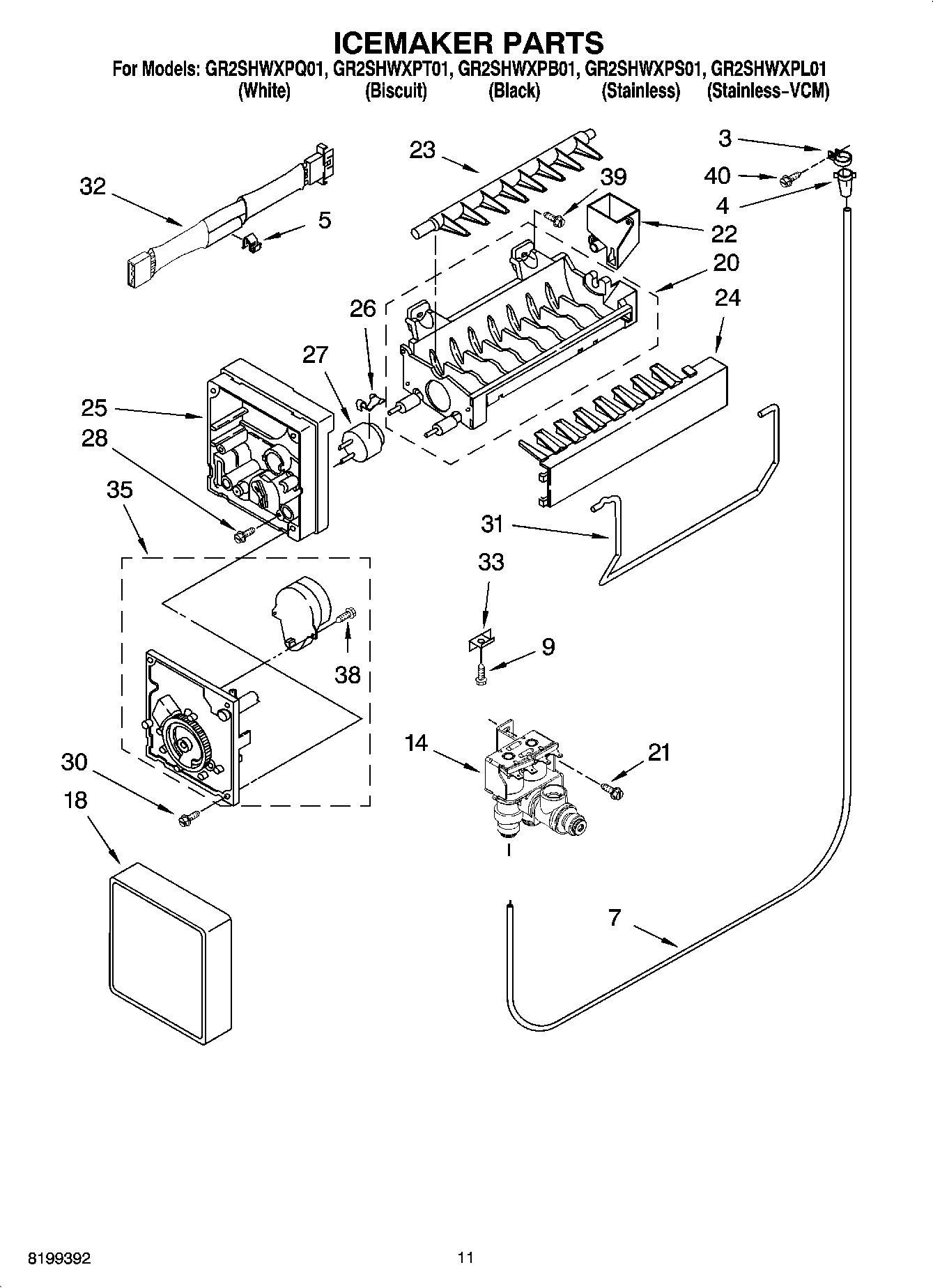 06 - ICEMAKER PARTS