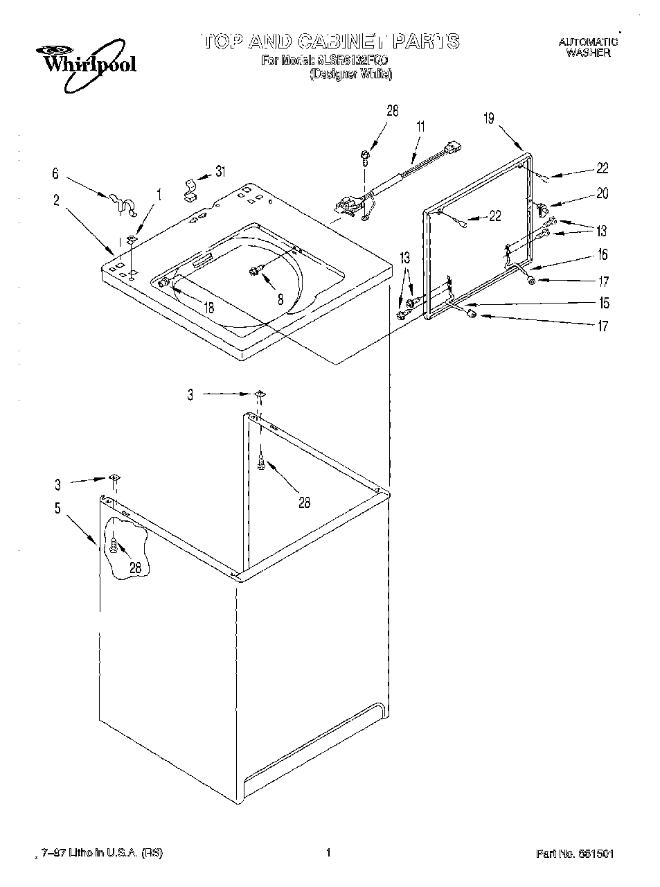 01 - TOP AND CABINET