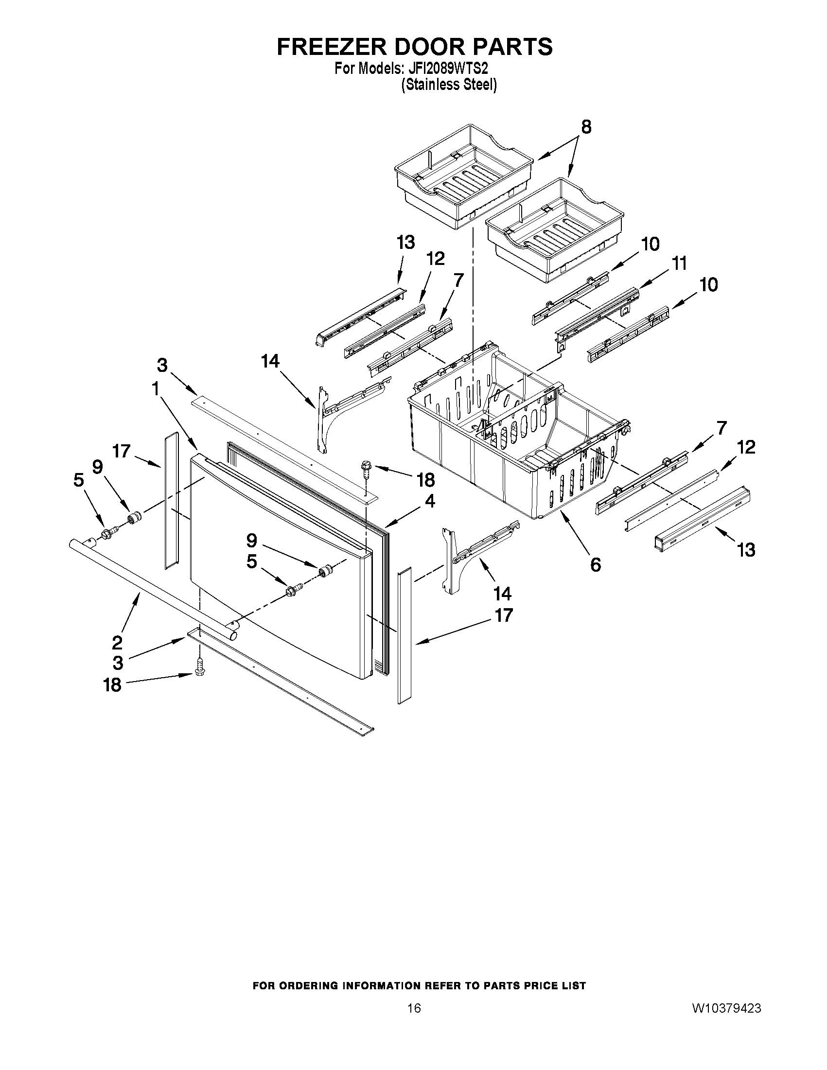 09 - FREEZER DOOR PARTS