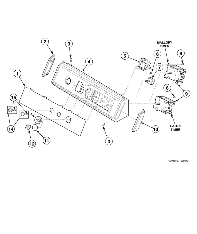 Graphic Panel, Control Hood And Controls