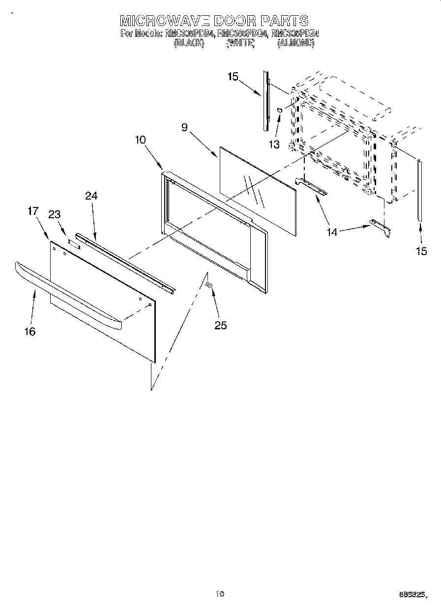 08 - MICROWAVE DOOR